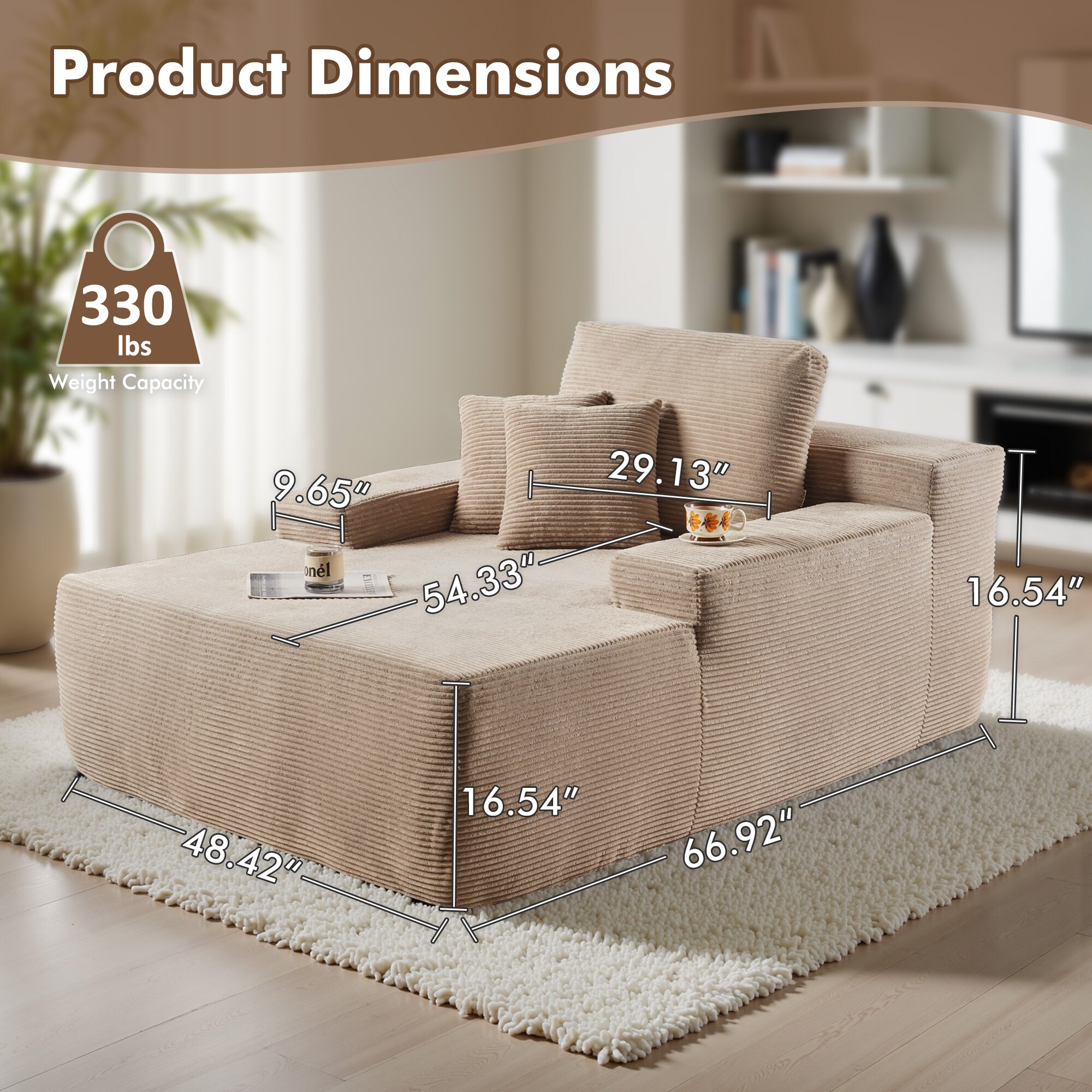 Pouuin SJO-JO800 Sofas-Loveseats - View #2