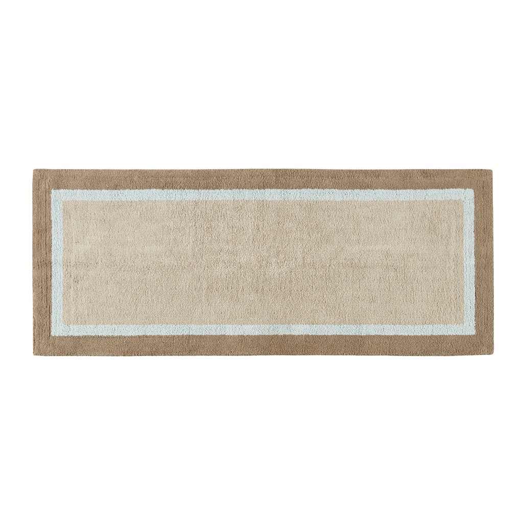 Vynxaria LEXY0421DJYSDTDZ064 Bath Rugs and Mats 24x60 Tufted Bath Rug  Refined Border Design