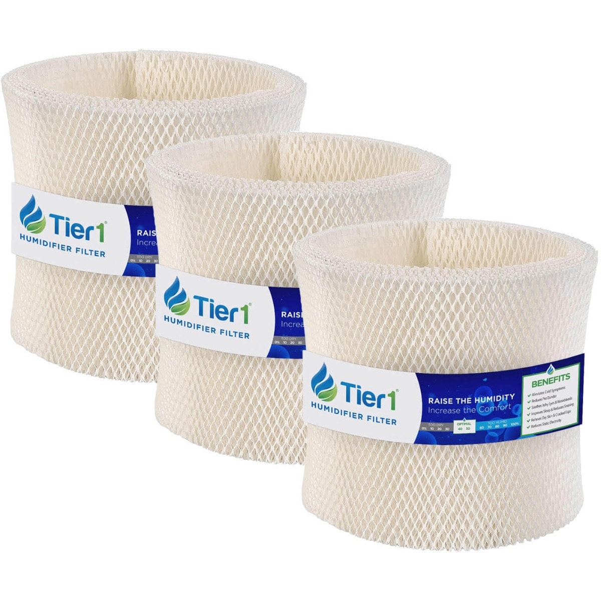 Tier1 HMF MAF1 3 PACK 3-Pack Replacement Humidifier Filter