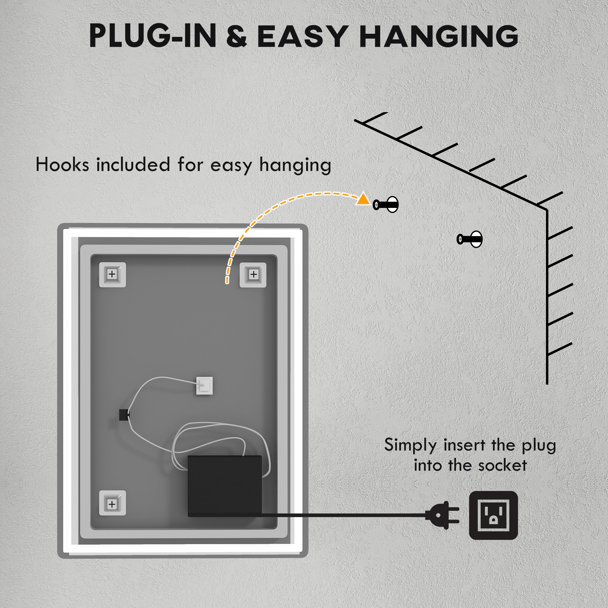 AAZJ ASB-P173995 Framed-Bath-Mirrors - View #8