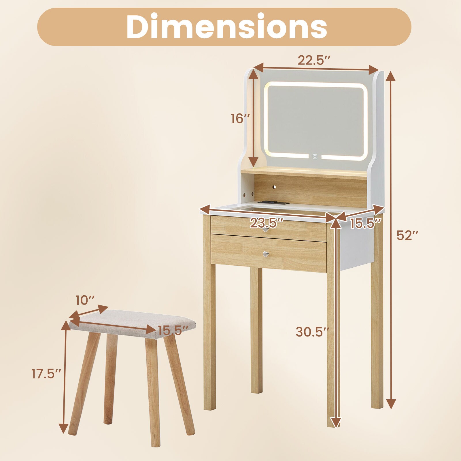 Slickblue D-CO-HW-SU64121VJ Bedroom-Vanities - View #7