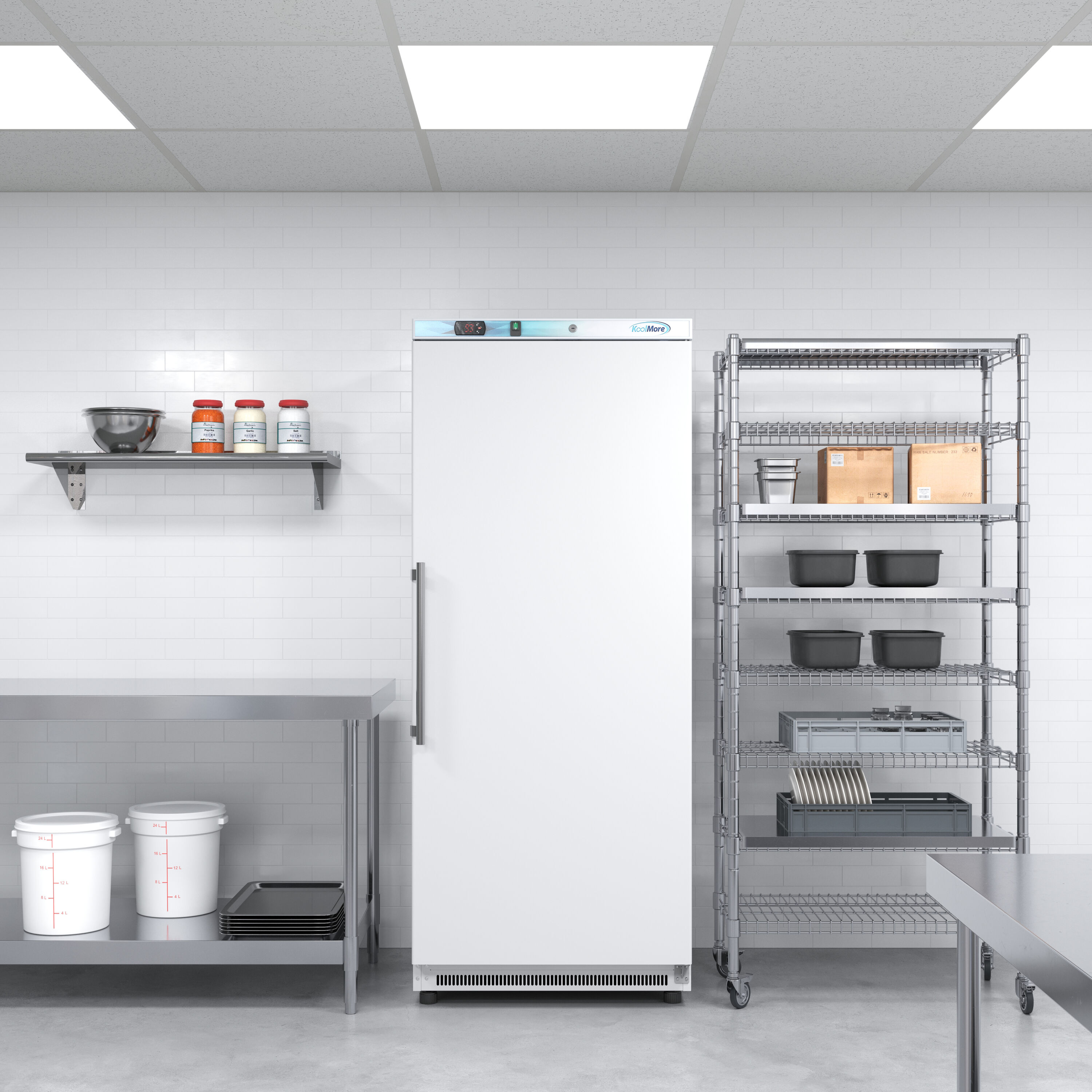 KoolMore LOW-KM-RMD20WH Commercial-Refrigerators - View #2