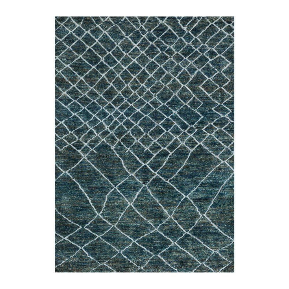 Sahara 5 X 8 (ft) Jute Mediterranean Abstract Area Rug in the Rugs ...