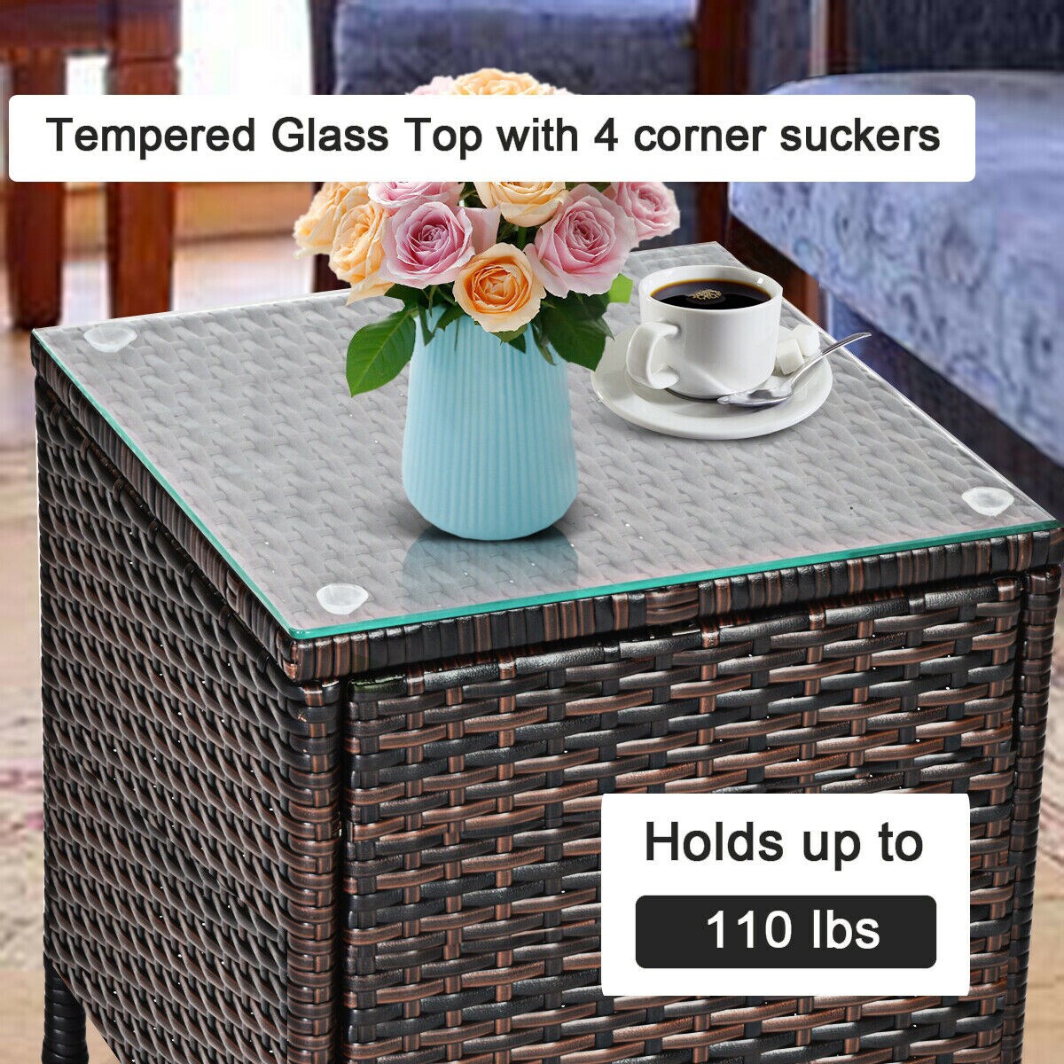 WELLFOR OUJ63850GR Patio-Conversation-Sets - View #3