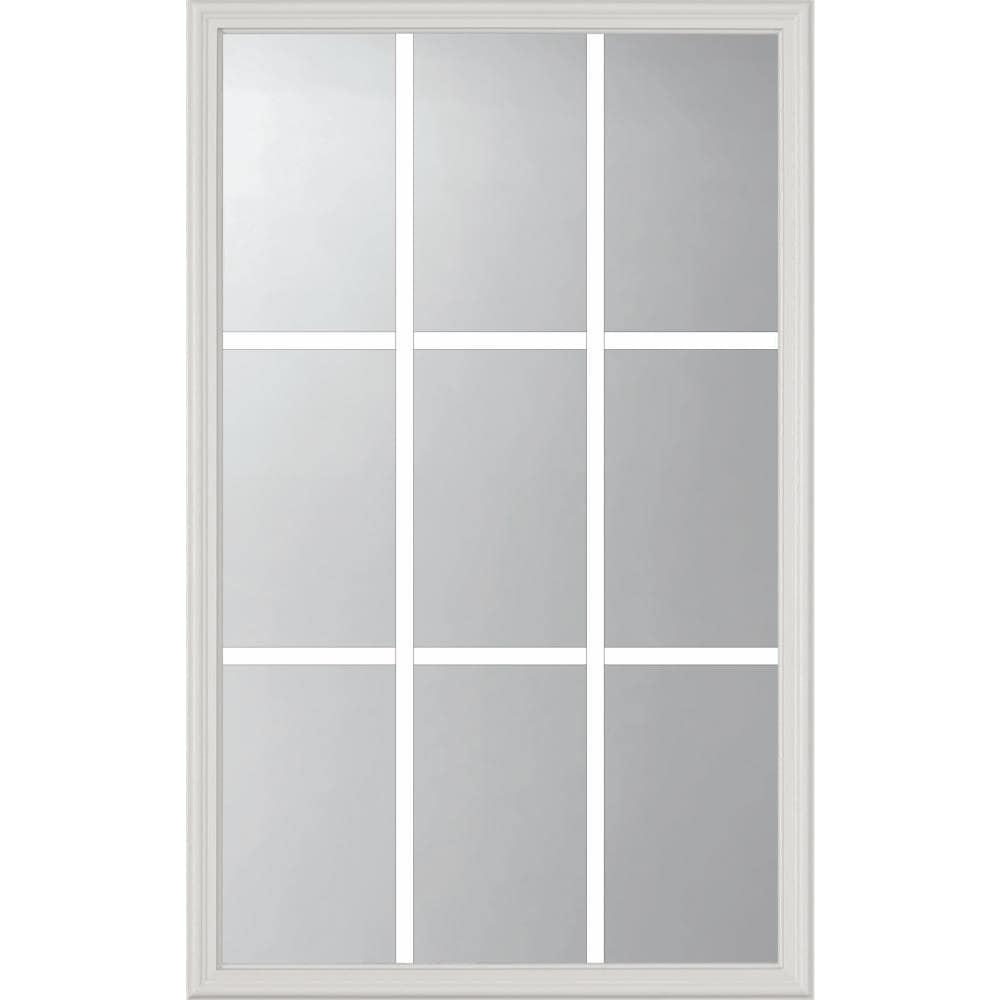 ODL Grills between glass 9 lite 22-in x 36-in Clear Front Door Glass Inserts
