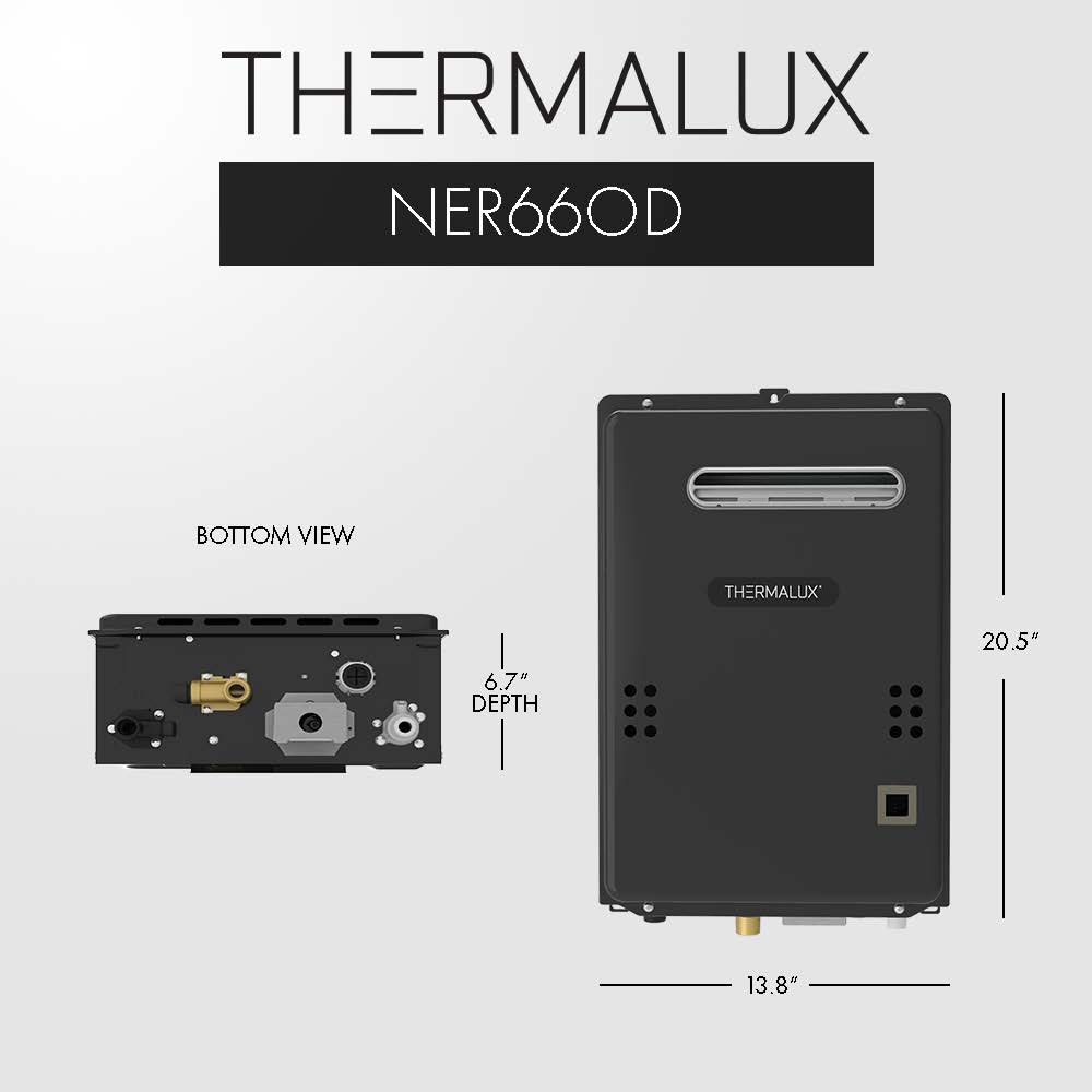 Thermalux 6.2-GPM 140000-BTU Outdoor Liquid Propane Tankless Water 