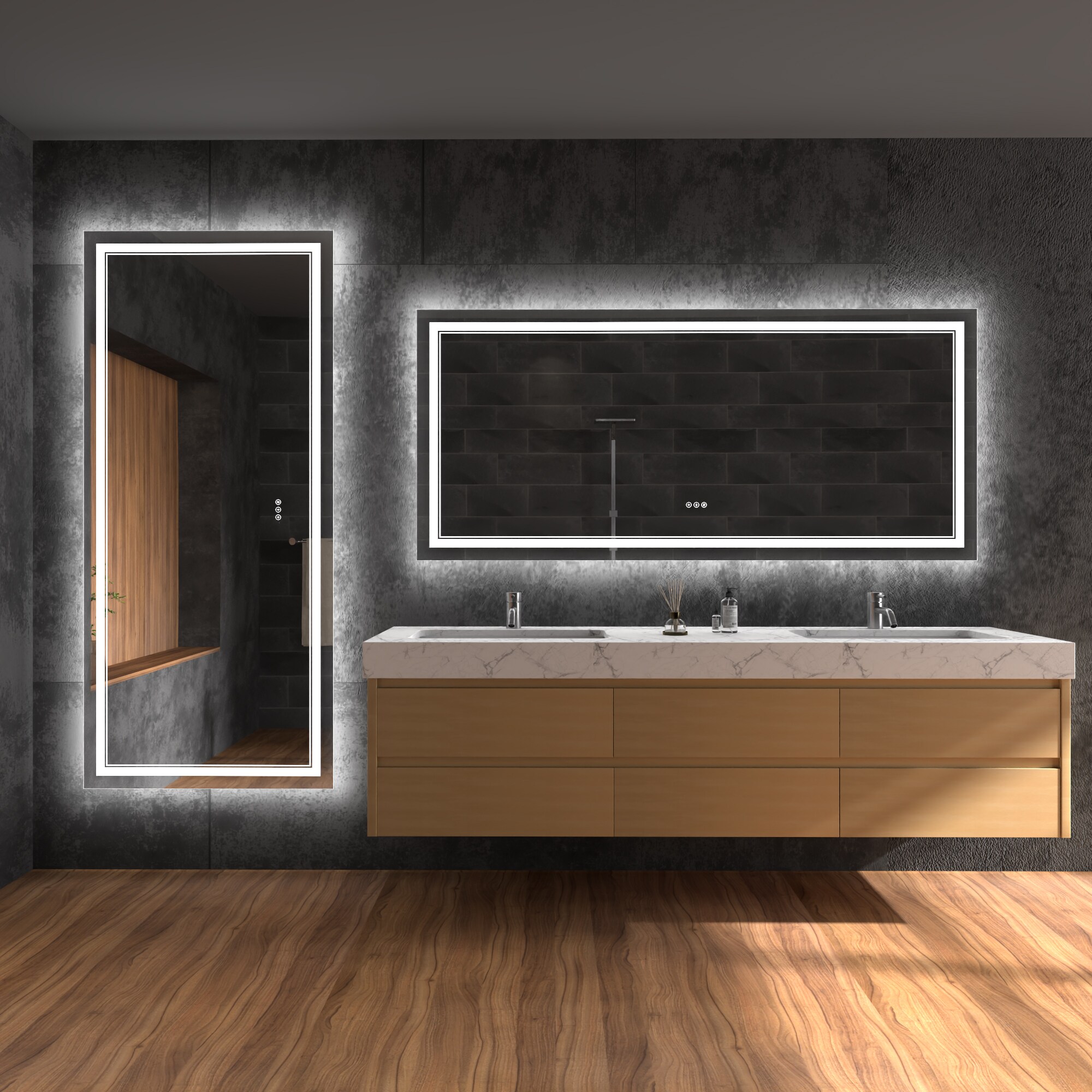 ExBrite DHBM3036BLAL Framed-Bath-Mirrors - View #10
