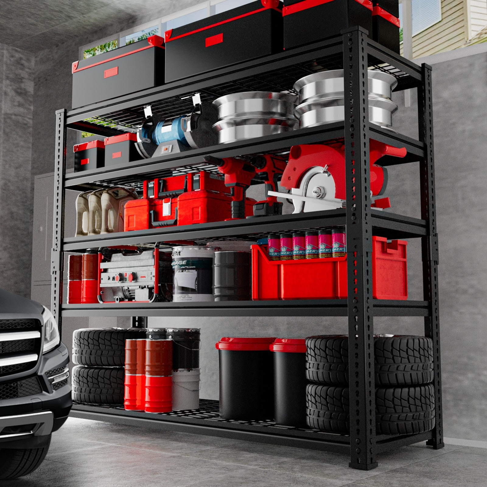 LOVMOR 48HDMS-PLR Free-Standing-Shelving - View #2