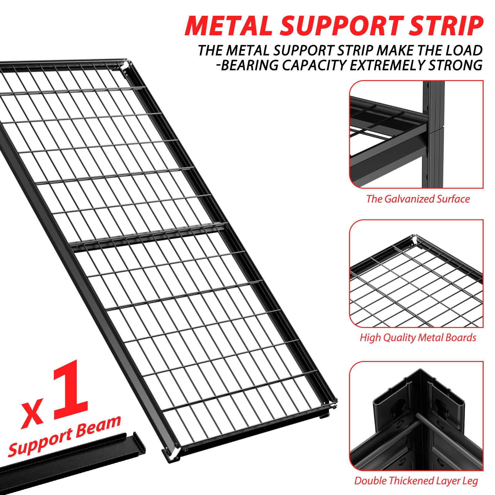 LOVMOR 48YCLZ-HDMS-PLR Free-Standing-Shelving - View #5