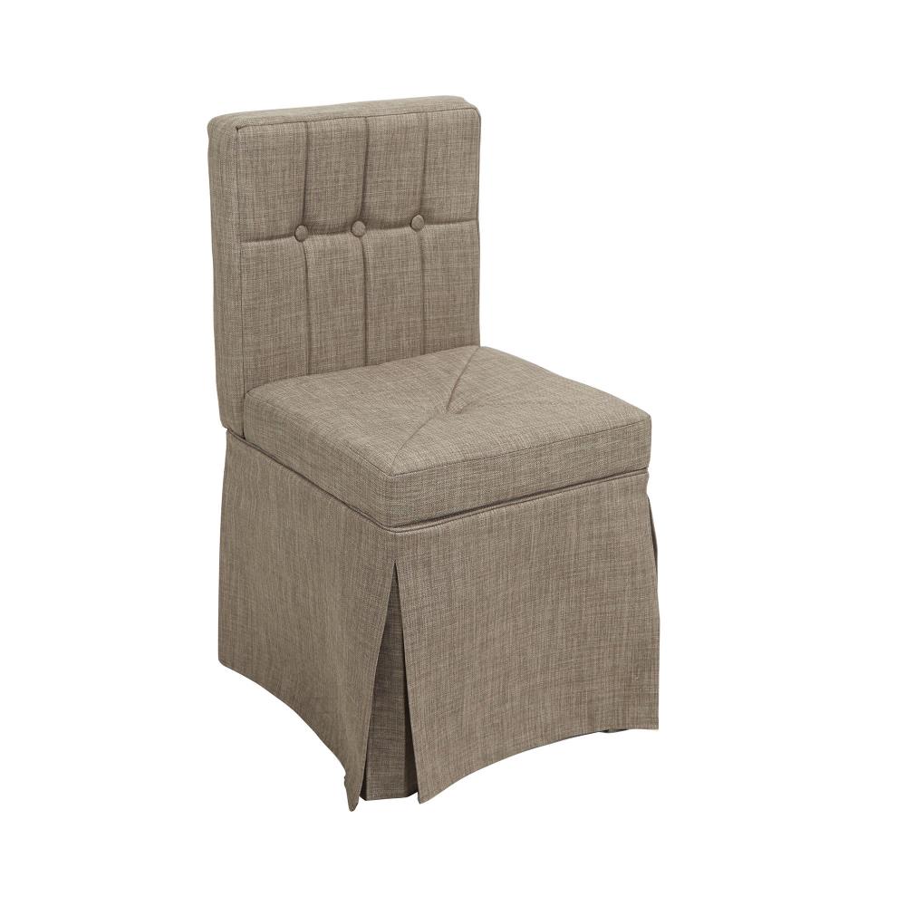 Cheyenne Products CPFV1133 32-in H Brown Square Makeup Vanity Stool