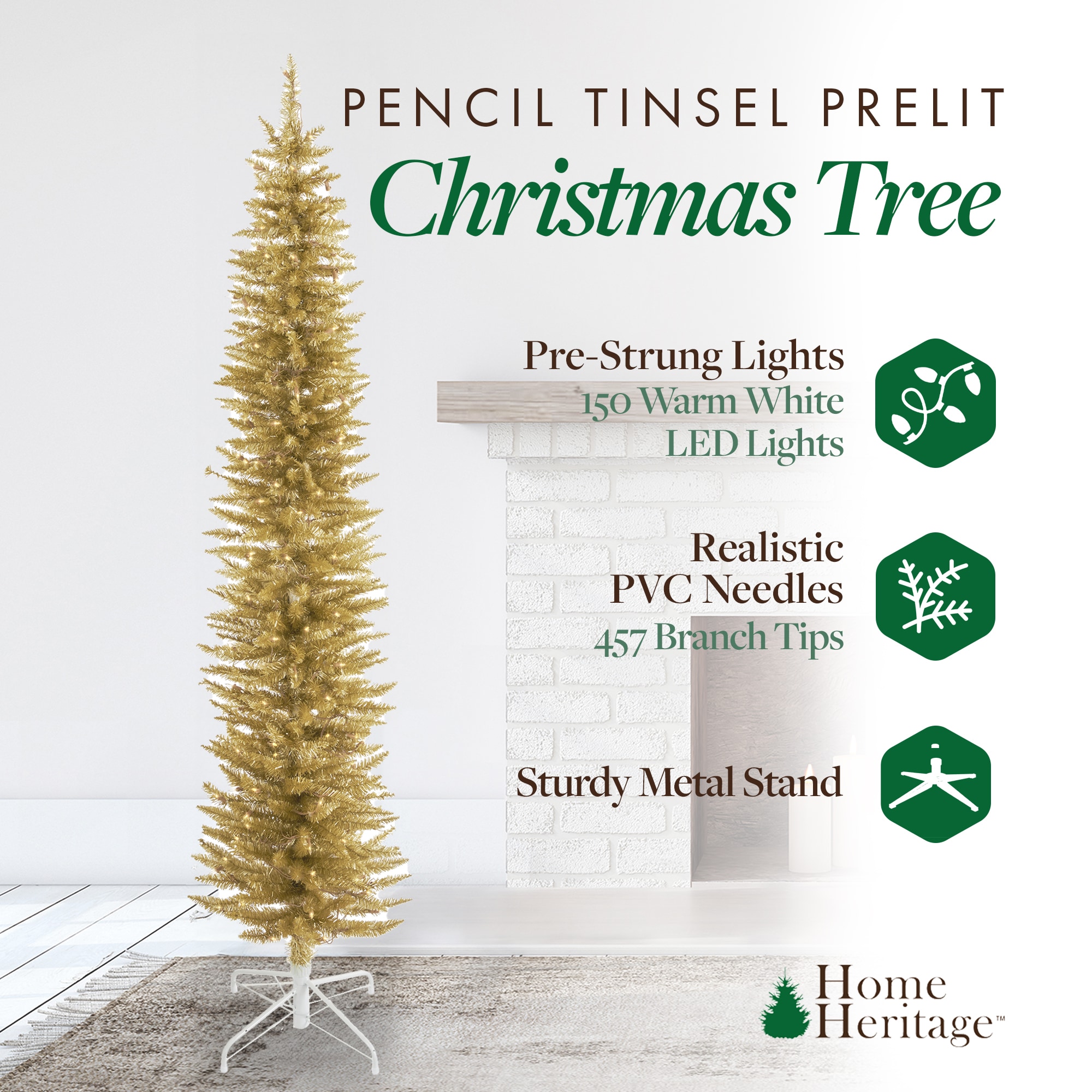 Home Heritage 183827 Artificial-Christmas-Trees - View #3