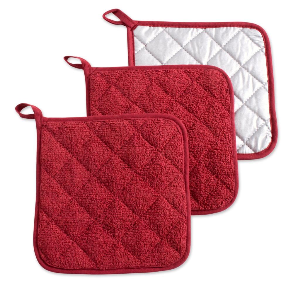 DII CAMZ38398 3 -Pack Cotton Pot holder set