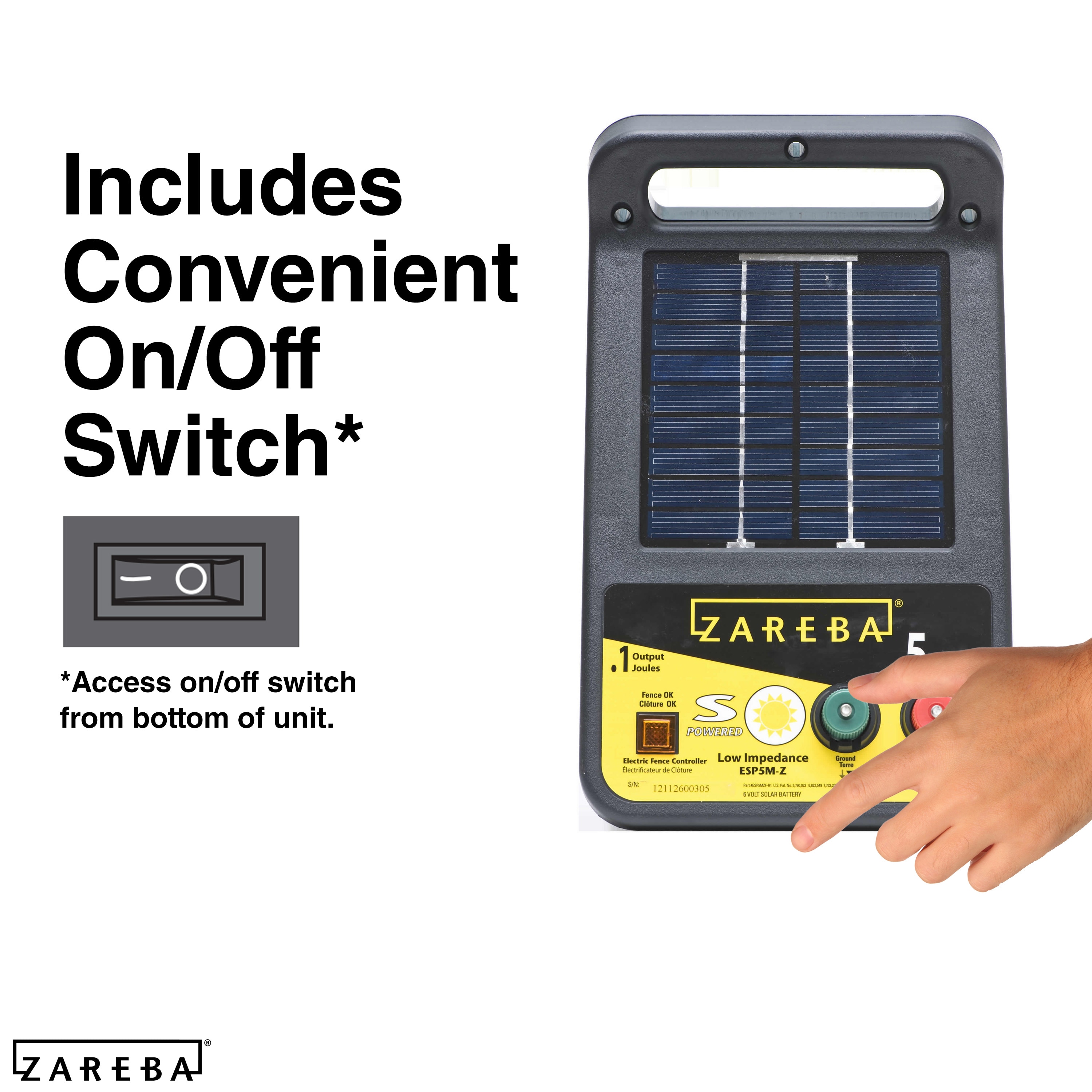 Zareba Systems 5 Mile Solar Low Impedance Fence Charger in the Electric  Fence Chargers department at 