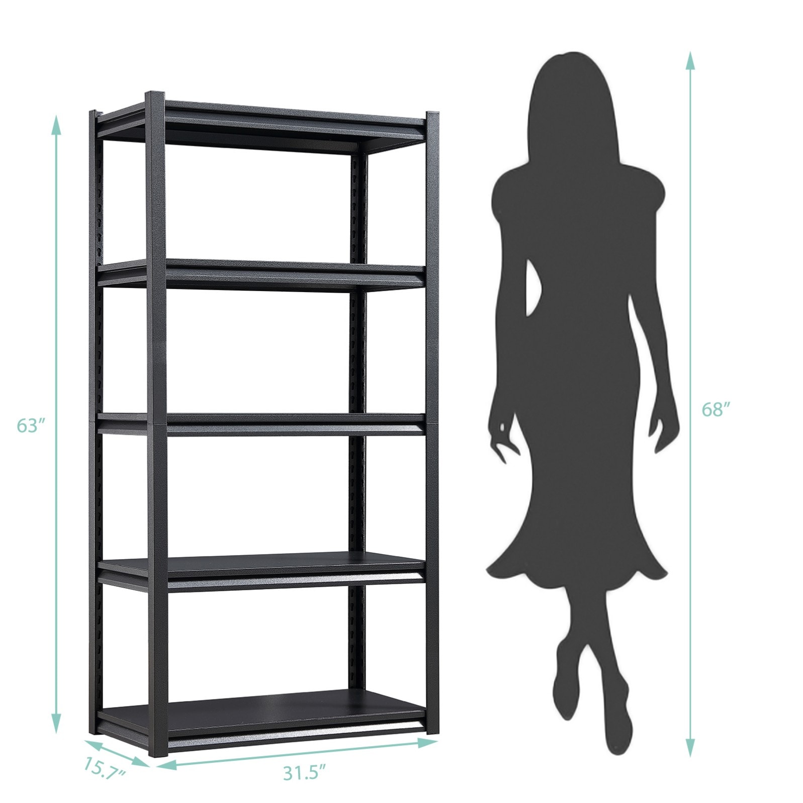 Siavonce XH44632 Free-Standing-Shelving - View #2