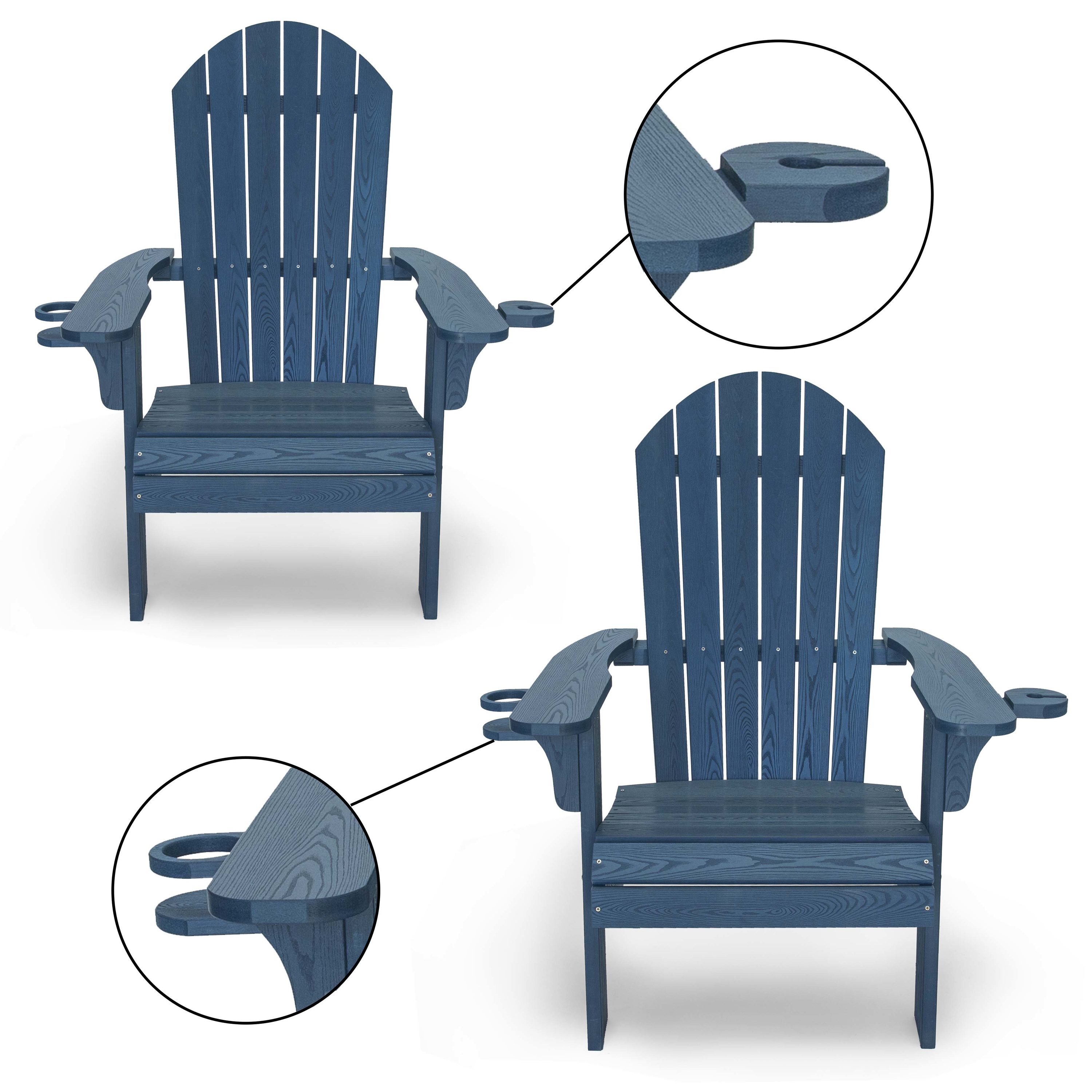 LuXeo LOW-1612NVY2 Patio-Chairs - View #2