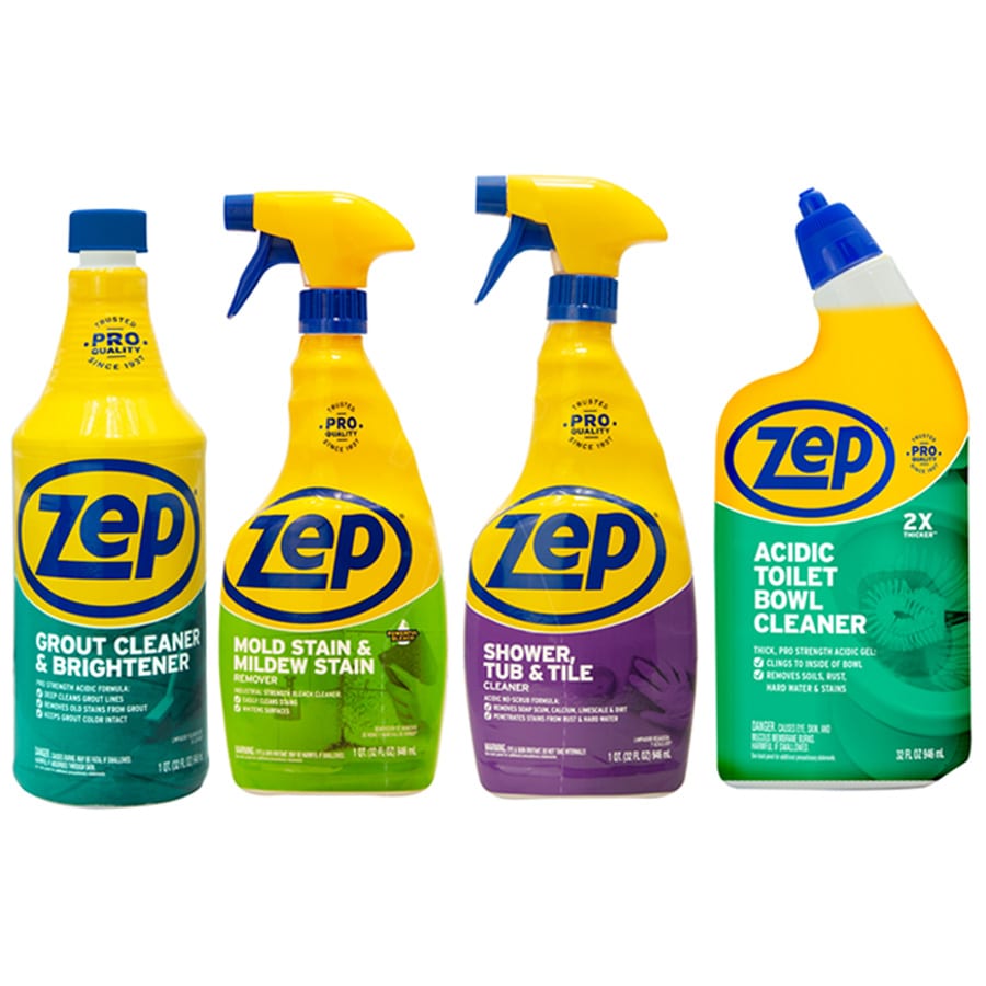 Shop Zep Grout Cleaning Kit with Zep Grout Cleaner and Grout/Tile