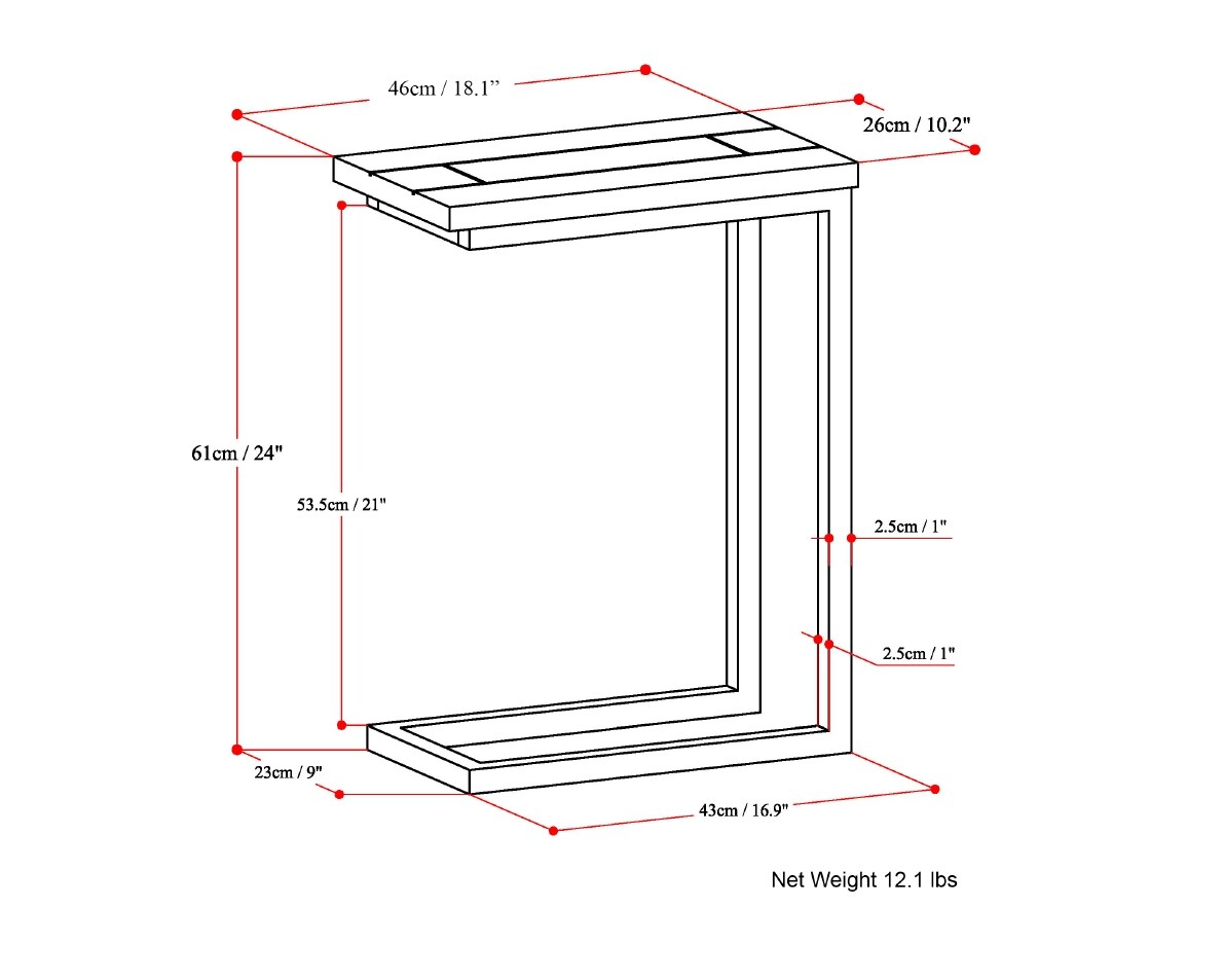 Simpli Home AXCSKY-09DWW End-Tables - View #6