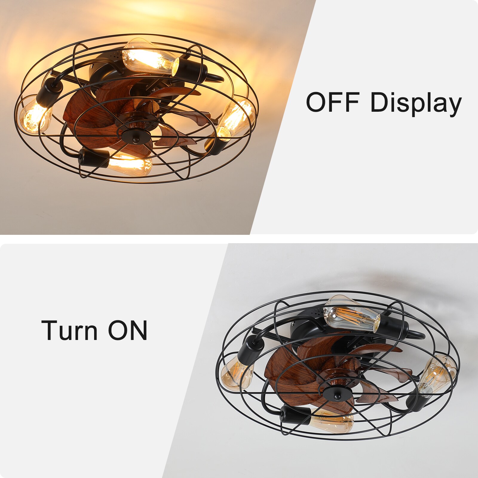 WELLFOR AMYUA-13 Ceiling-Fans - View #3