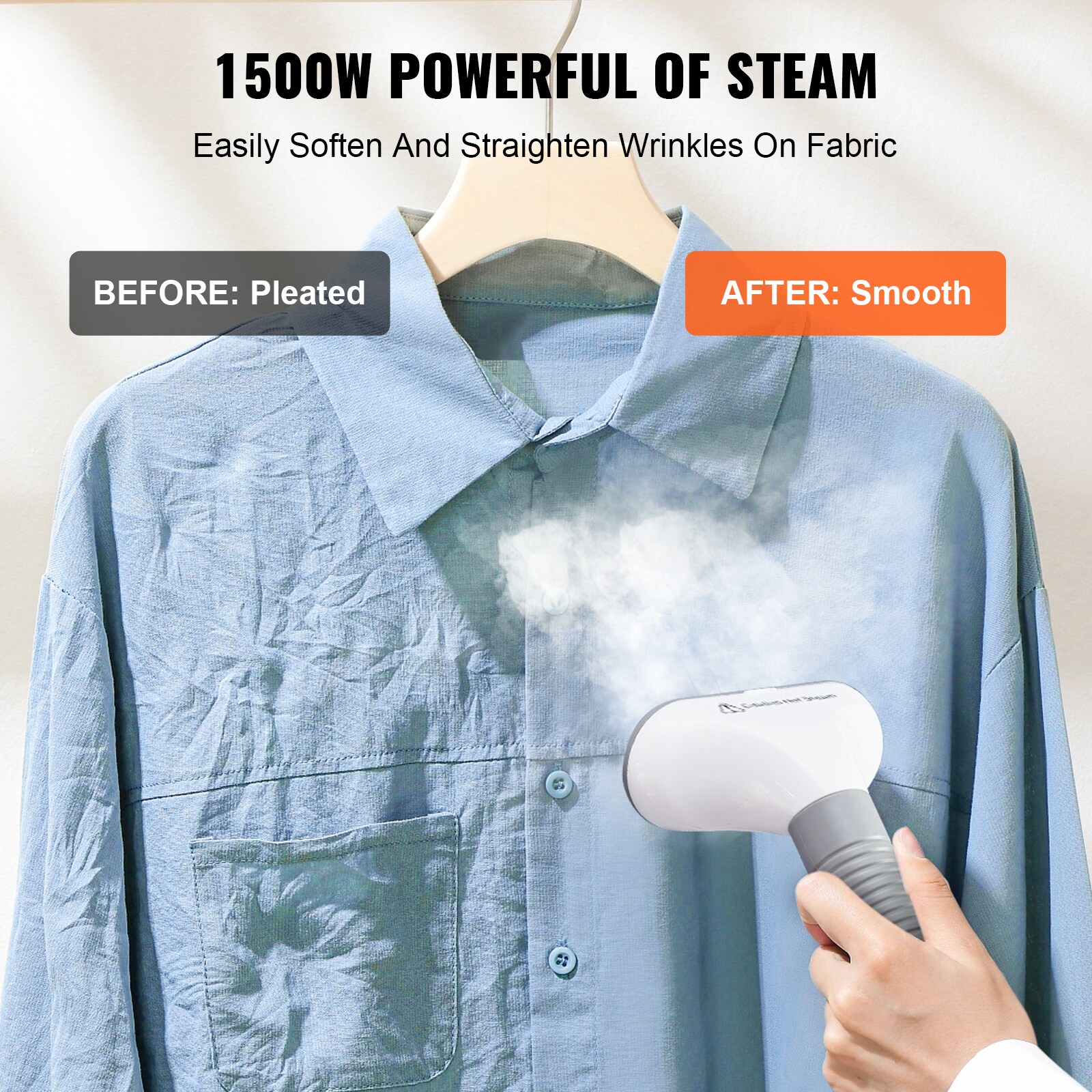 VEVOR GTJ15002000MYWWI3V1 Fabric-Steamers - View #5