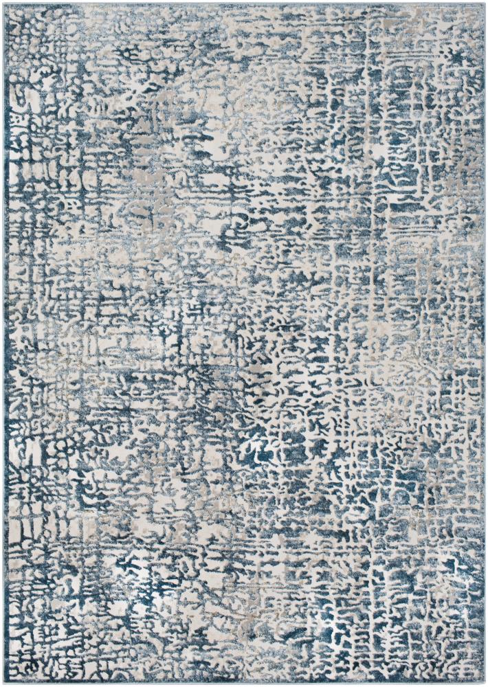 Surya QUA2311-710103 Quatro 8 x 10 Dark Blue Indoor Abstract Oriental Area Rug