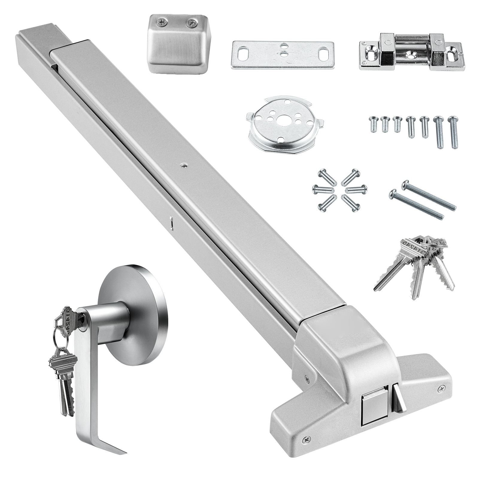SVOPES SVOPESFZL28YC06192V0 Push Bar Door Lock 32-in Steel Universal reversible Rim exit device