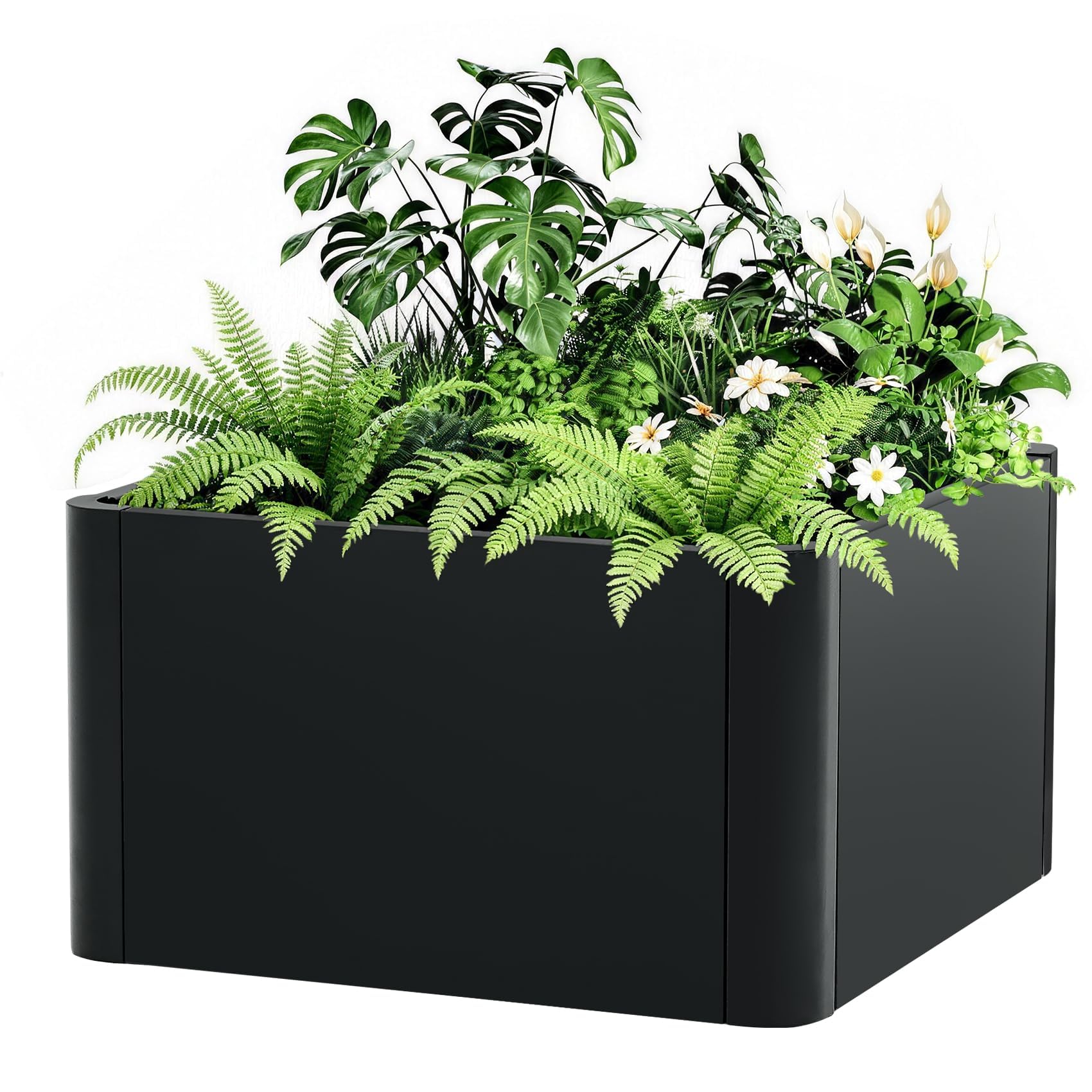 カーペンター75L IdealHouse Metal Planter Box Garden Plant Pots Indoor Windowsill