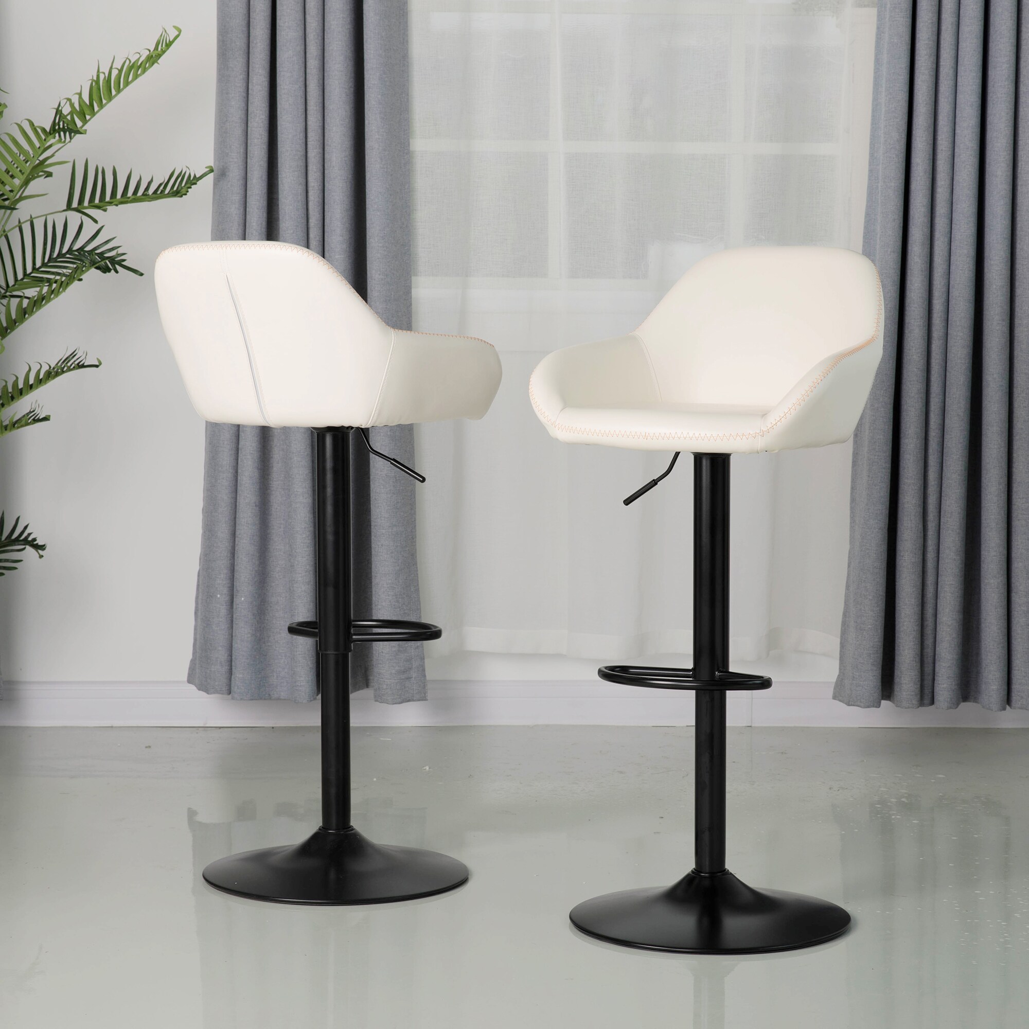 modern bar stools with backs and arms