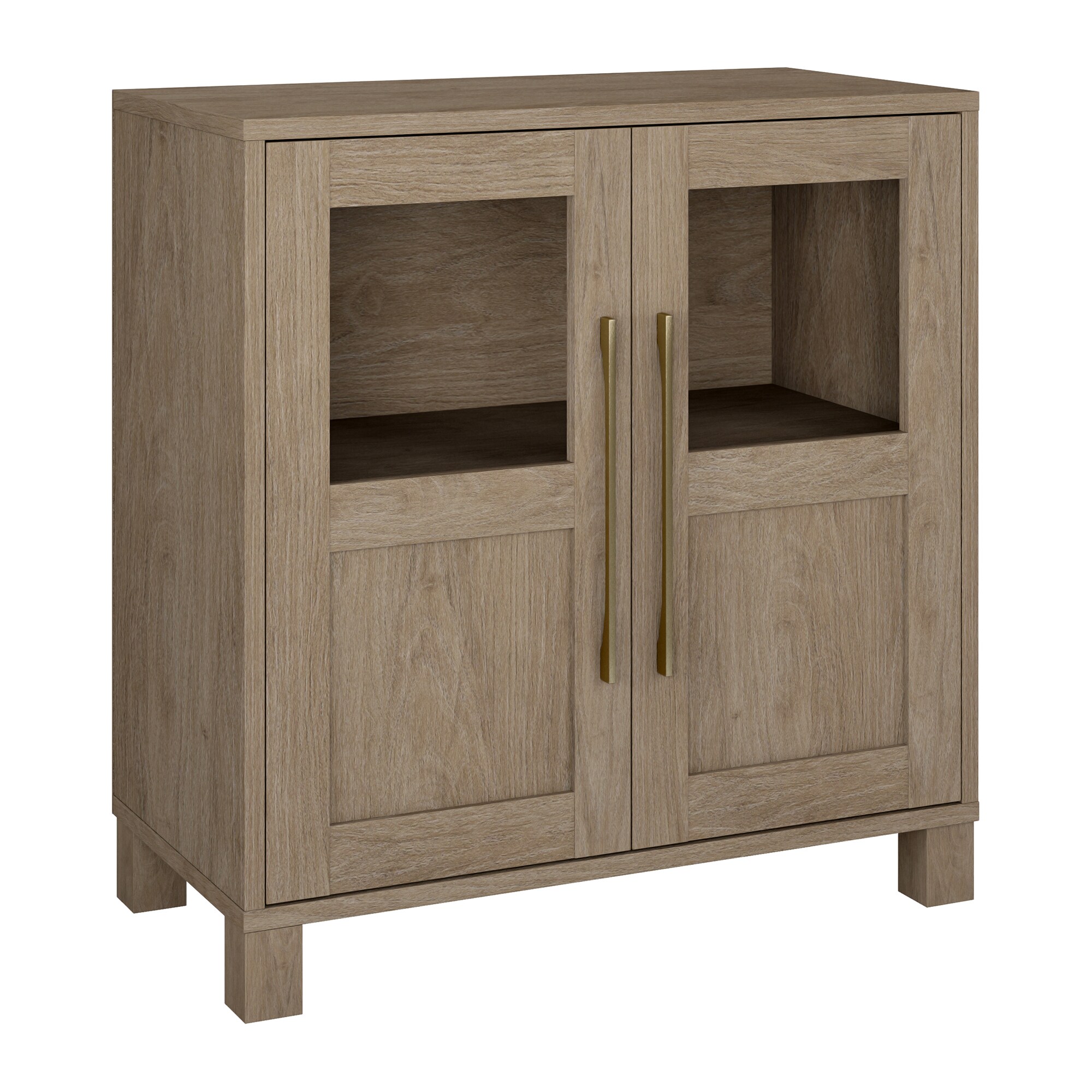 Hailey Home AC1975 28-in W Antiqued Gray Oak Accent Cabinet