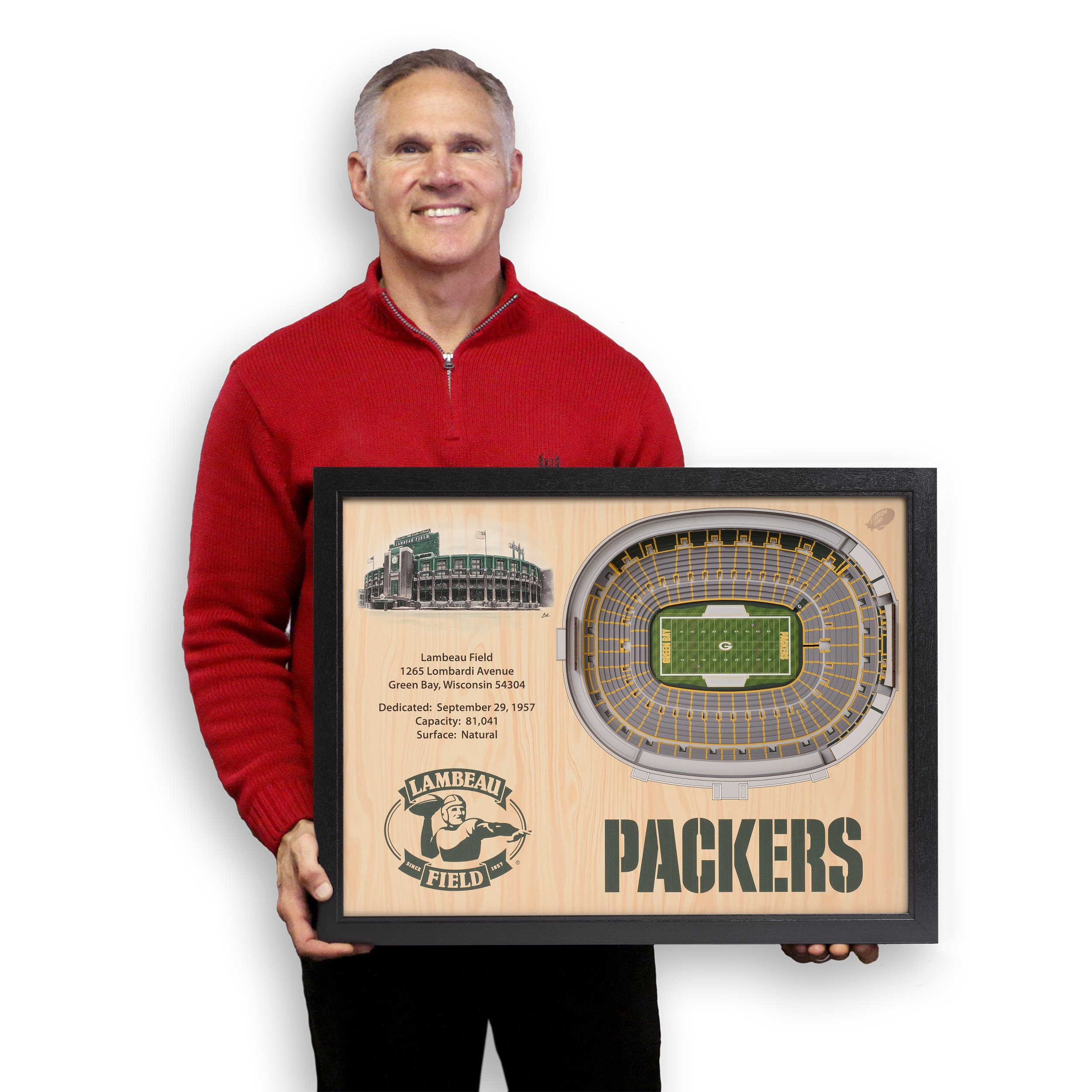 Green Bay Packers Imperial 24'' x 48'' Logo Glass Wall Art