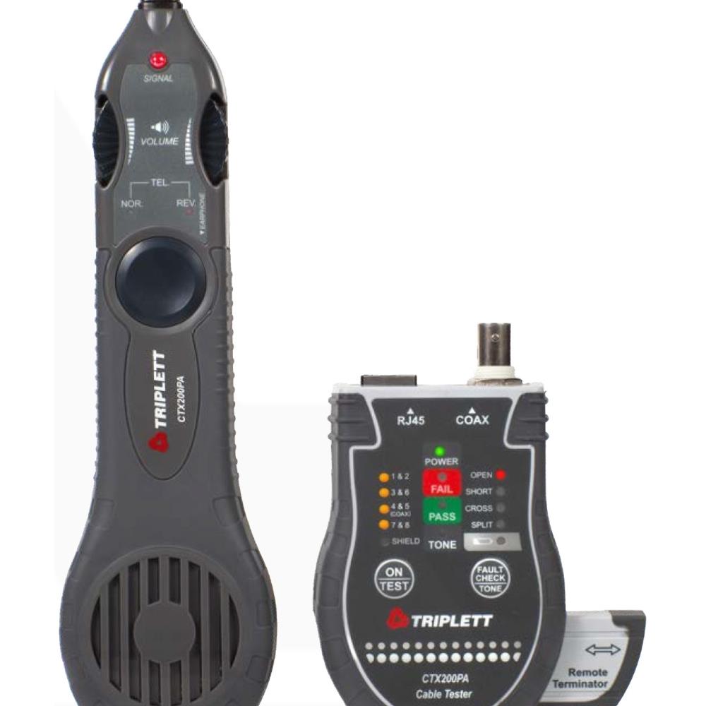  TCNCD389568 Triplett TRIPL-CTX200PA Network Cable Tester with Inductive Probe