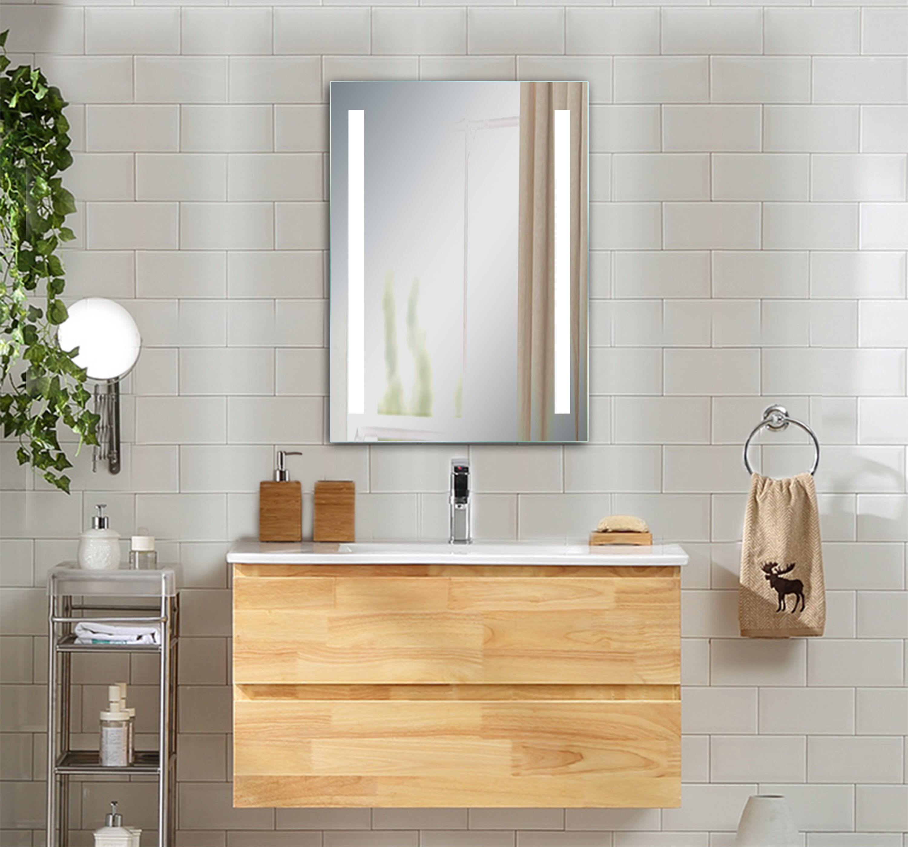 lighted IMPRESSIONS LI8332 Framed-Bath-Mirrors - View #4