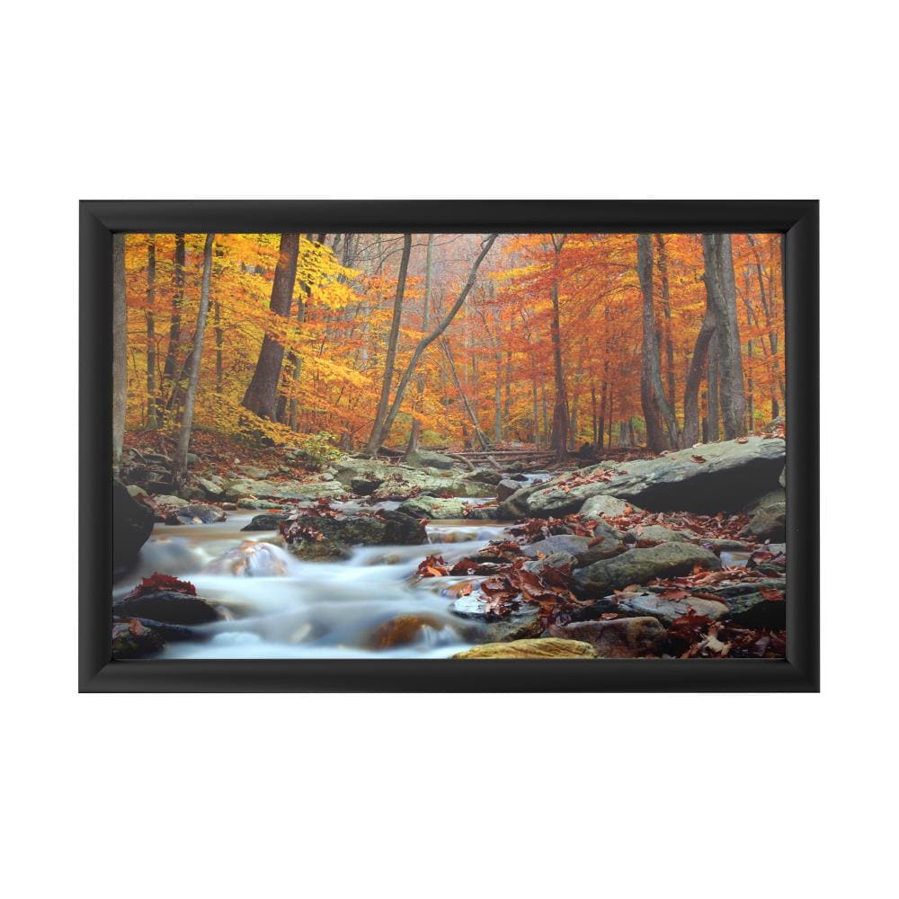 Trademark Fine Art Framed 16-in H x 24-in W Landscape Print on Canvas ...