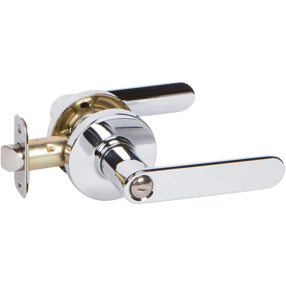 Delaney Hardware D54526 VL Series Chrome Interior Bed/Bath Privacy Door Handle