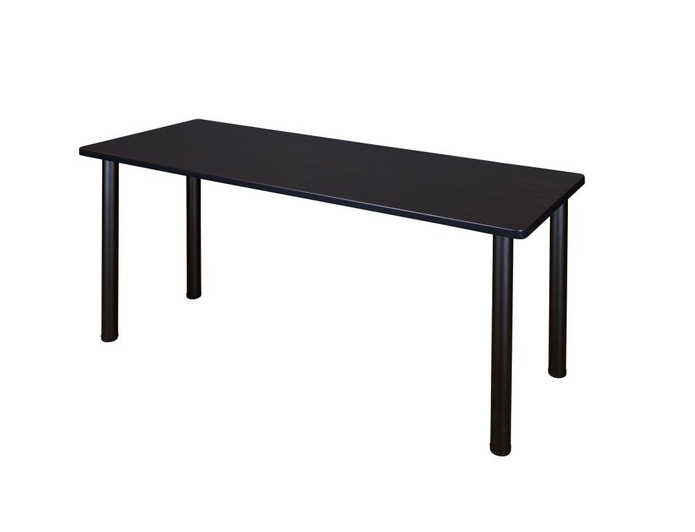 Regency MT6024MWBPBK Training Brown 4-Person Training Table (60-in W x 29-in H)