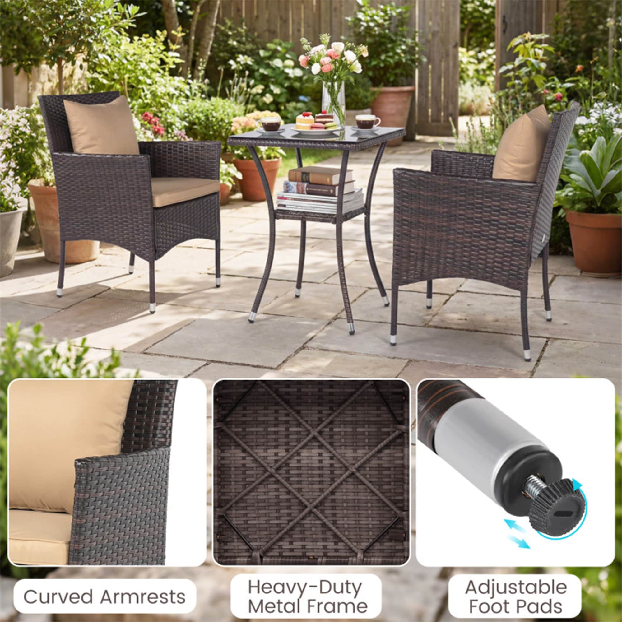 BABOOM BOM-1518BN-CO Patio-Conversation-Sets - View #9