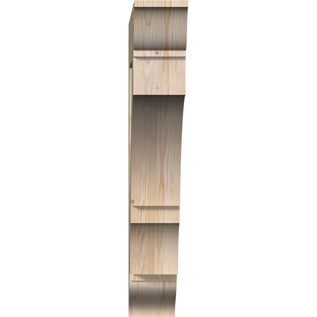 Ekena Millwork BKT06X34X38BOA01RDF Exterior-Brackets-Braces - View #2