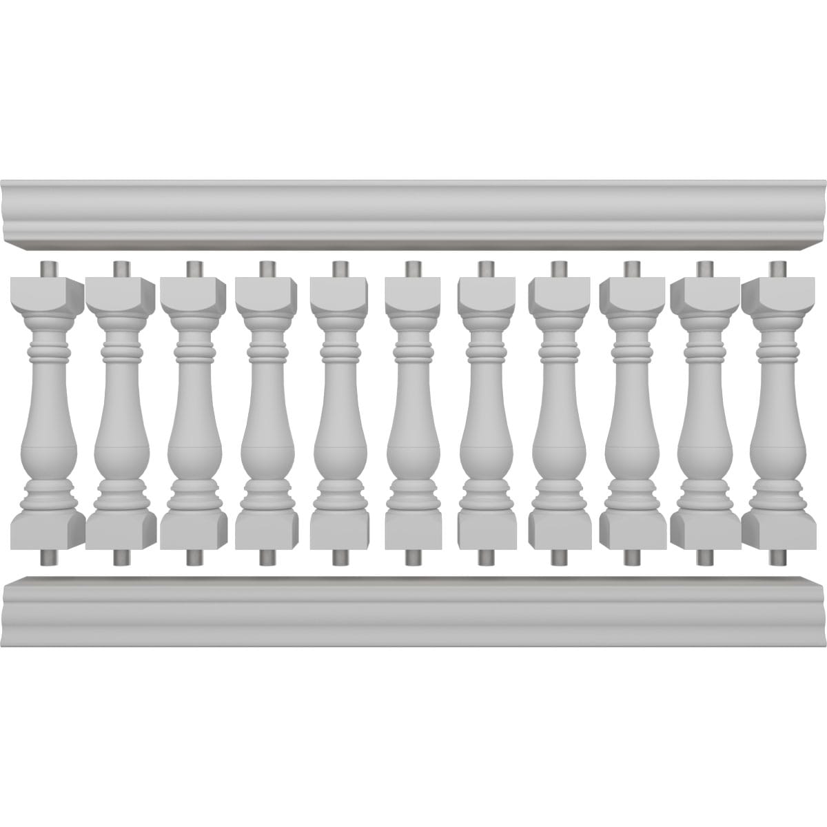 Ekena Millwork BALK38X072BRG railings - View #5
