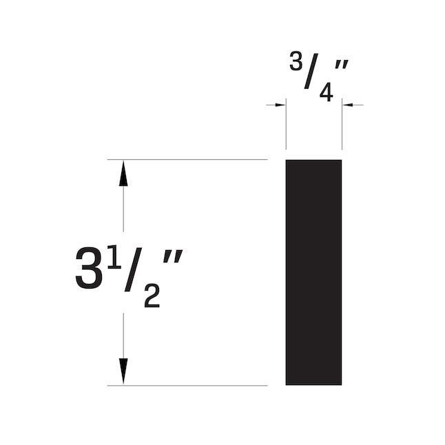 Royal® Building Products 1 x 3 x 8' White PVC Trim Board Royal® Building Products 1 x 3 x 8' White PVC Trim Board