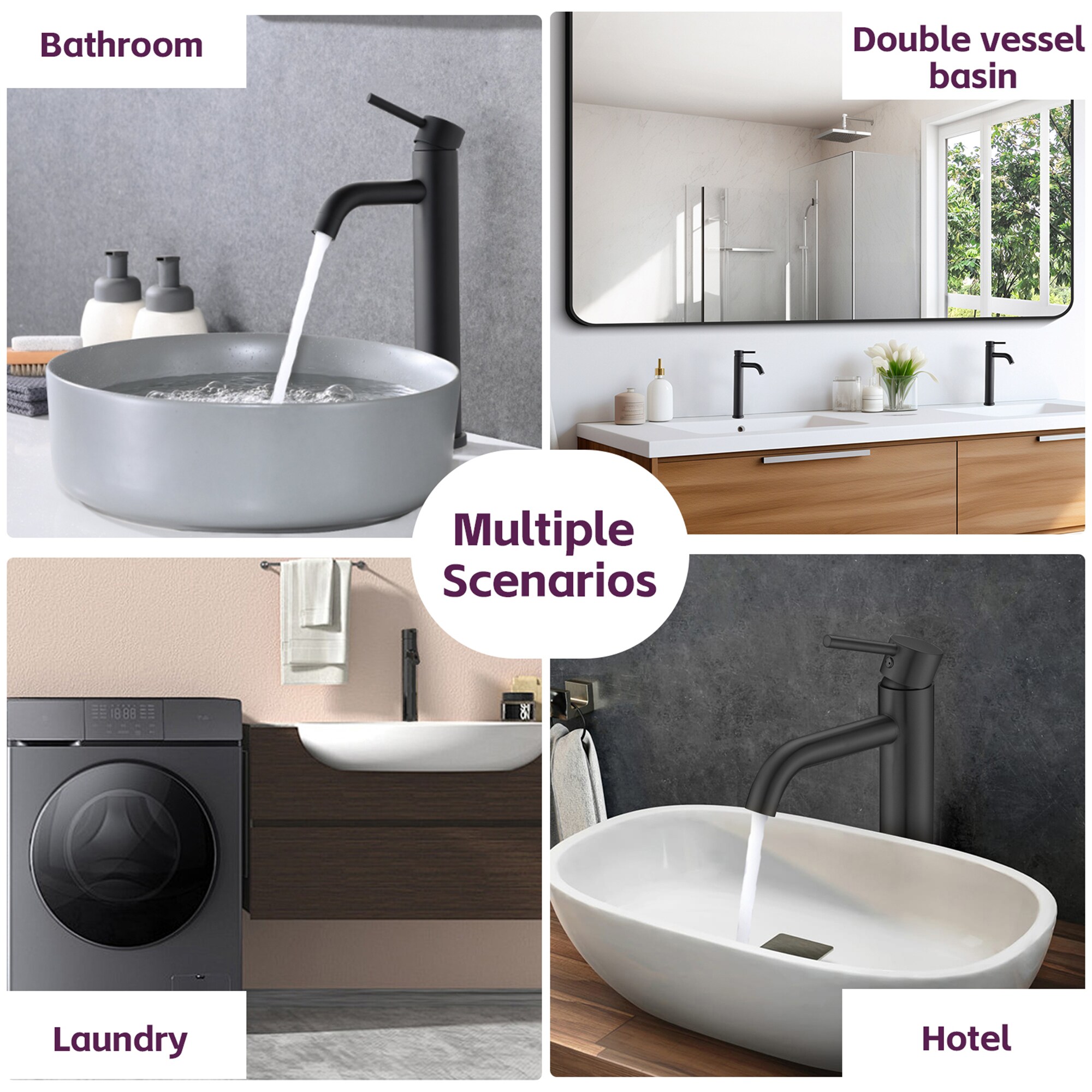 CASAINC CA-B4190-MB Lavatory-Faucets - View #5