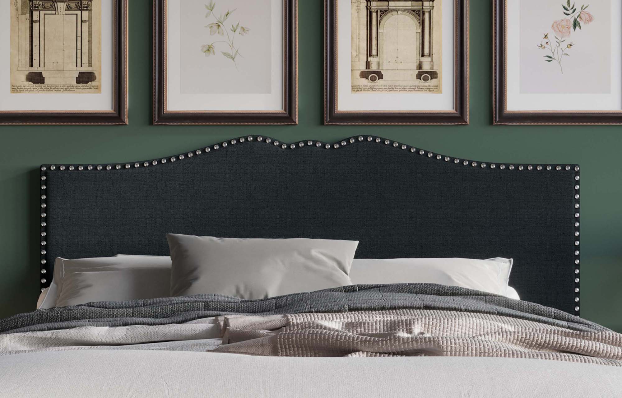 CasePiece C8375FUHB-CGY-LN Upholstered-Headboards - View #2