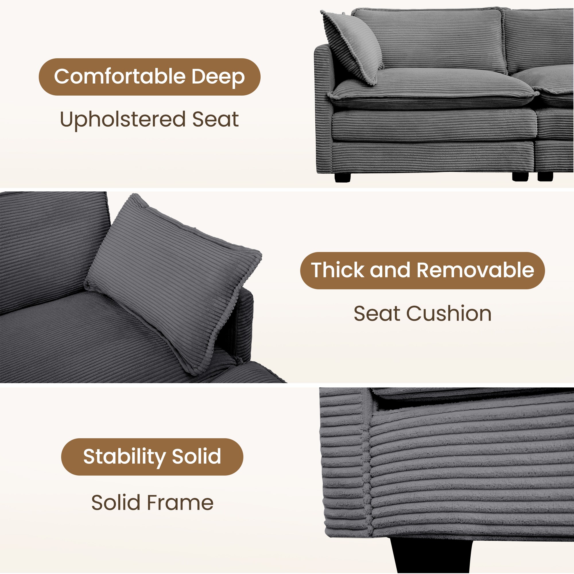 JEAREY DSRSF-WL-SR Sofas-Loveseats - View #10
