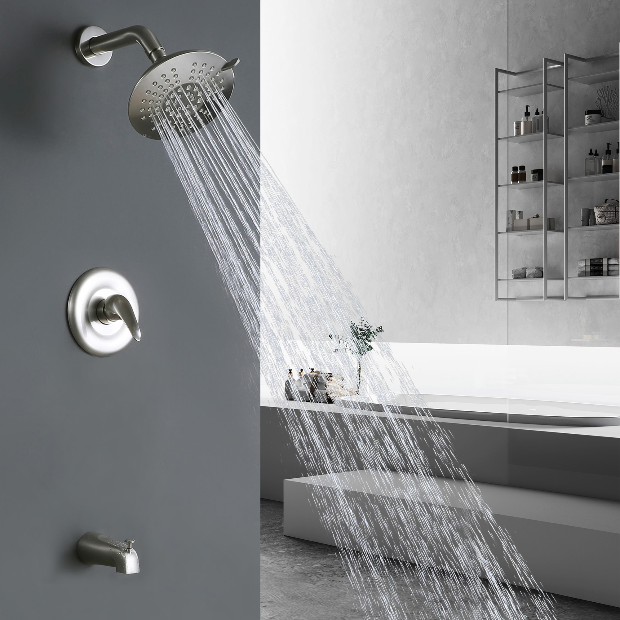 WELLFOR WB-1011 Showerhead-Bar-Panels - View #5