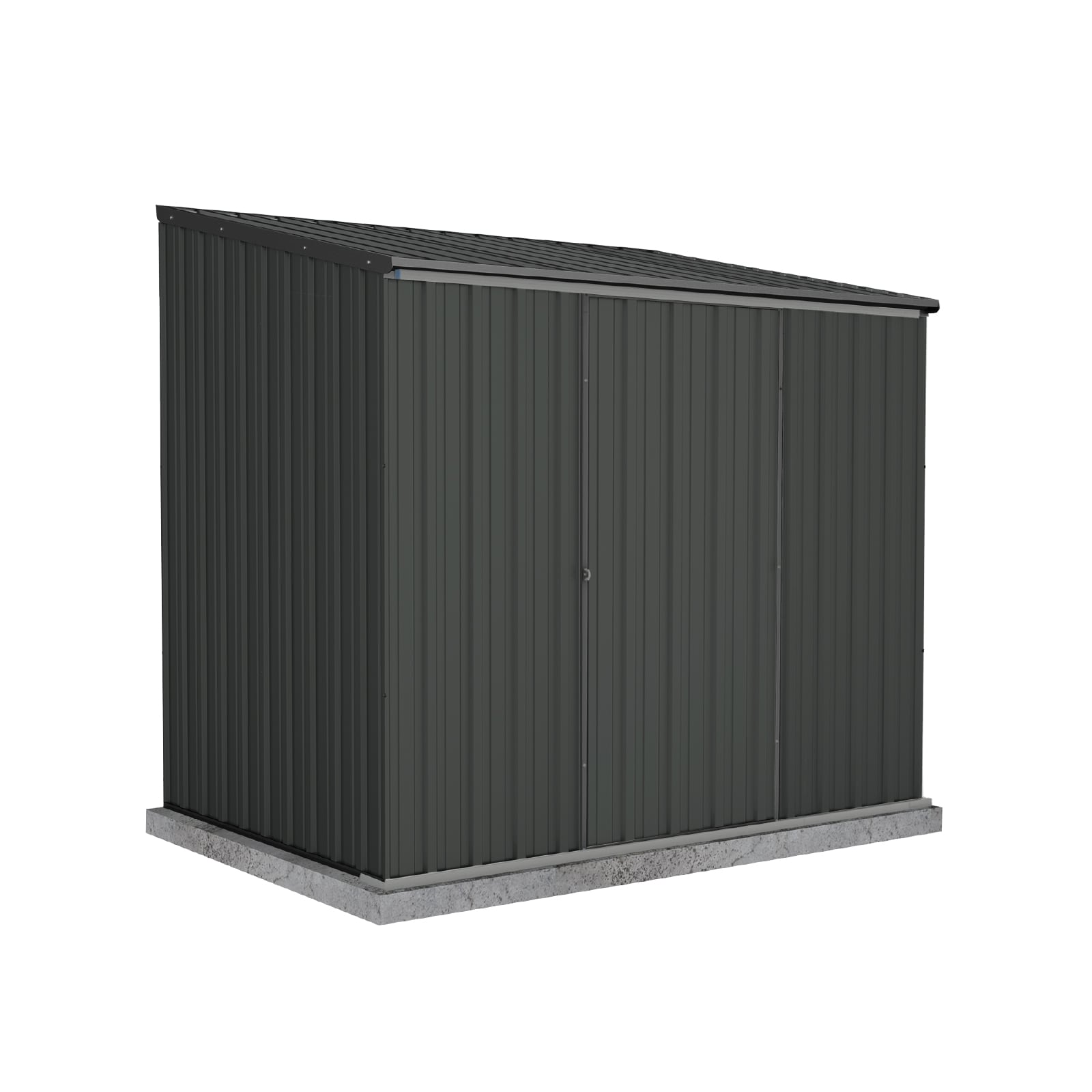 ABSCO AB1041 5-ft x 7-ft Ezi Slider Galvanized steel Storage Shed