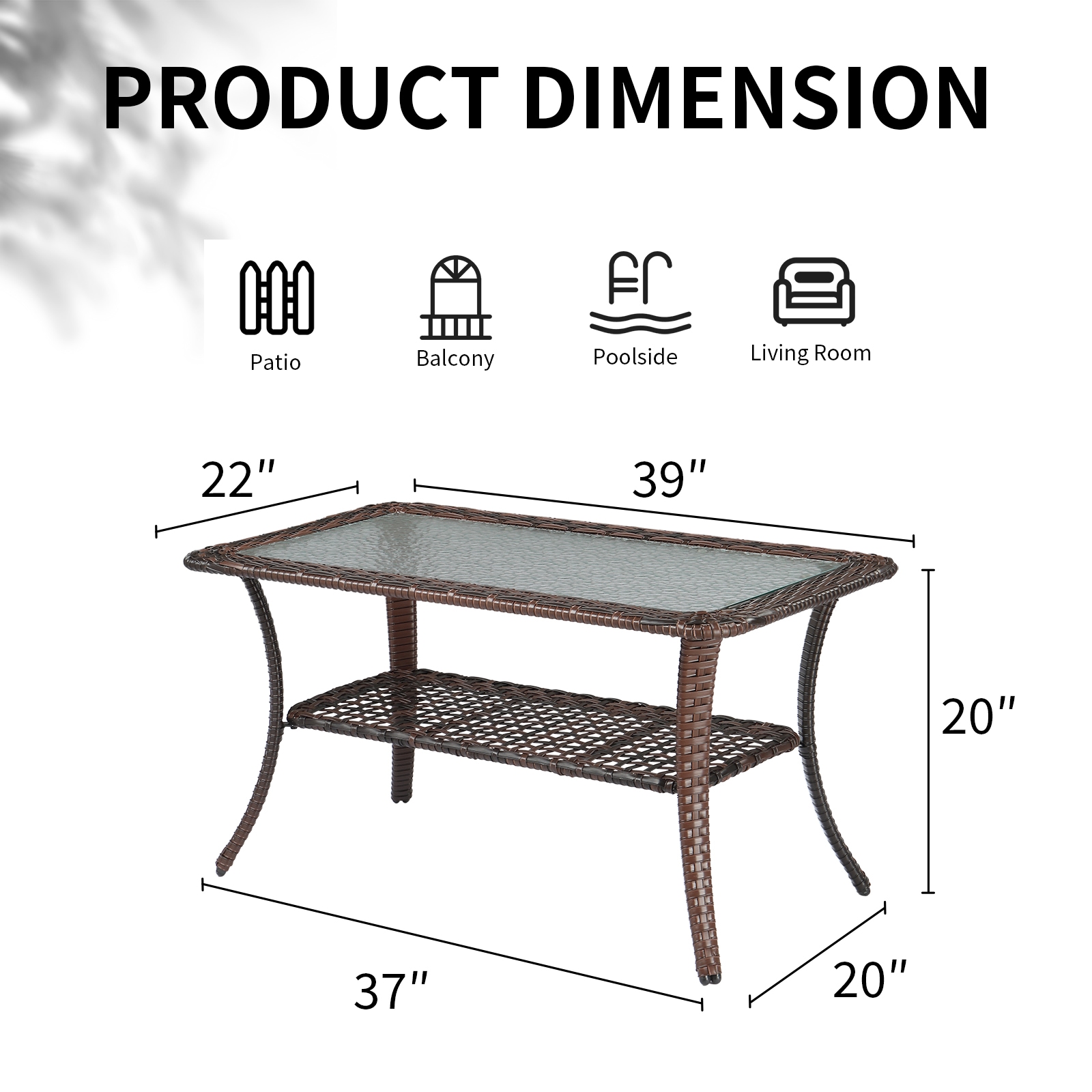 Winado LO1G56001131 Patio-Tables - View #6