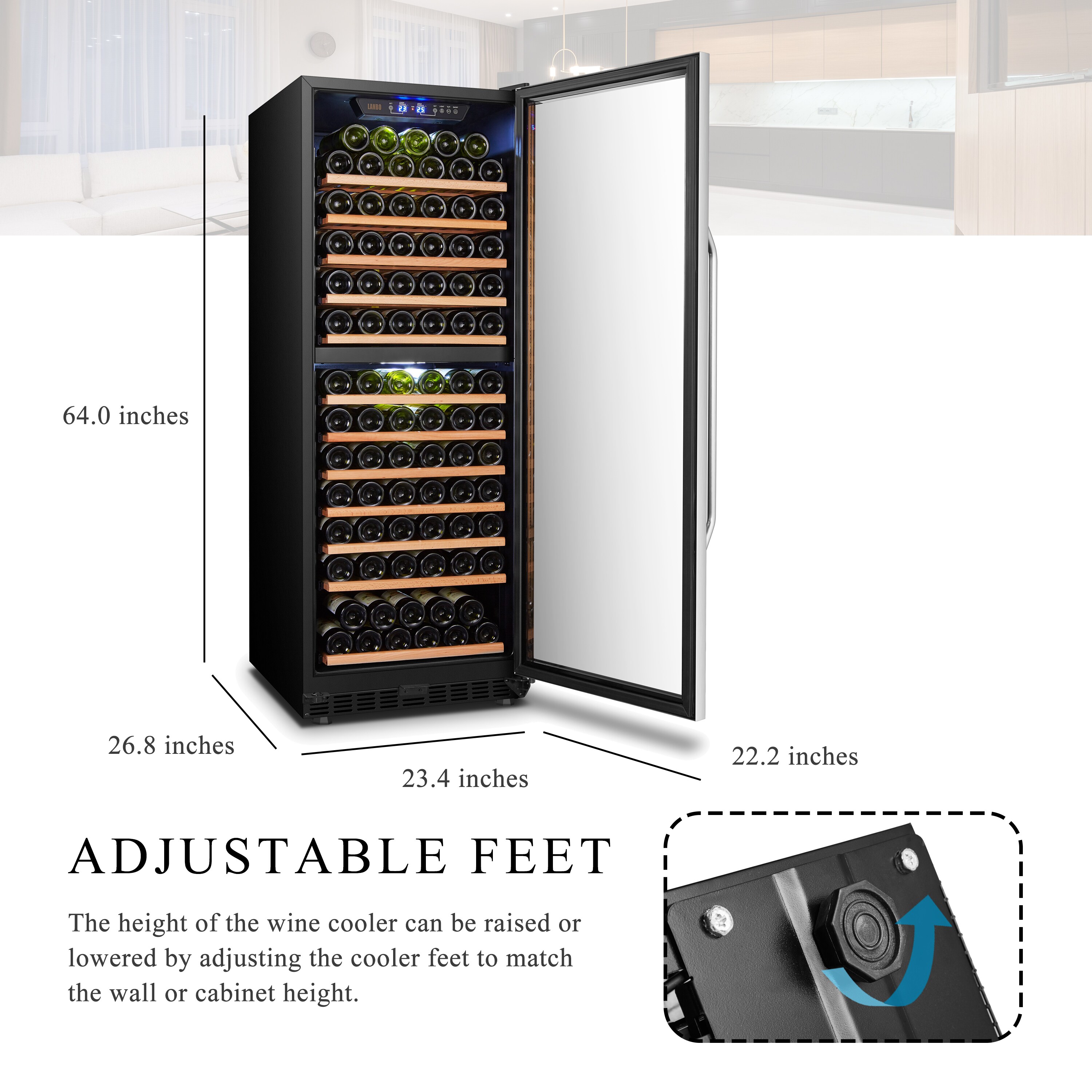LANBO LW142D Wine-Chillers - View #13