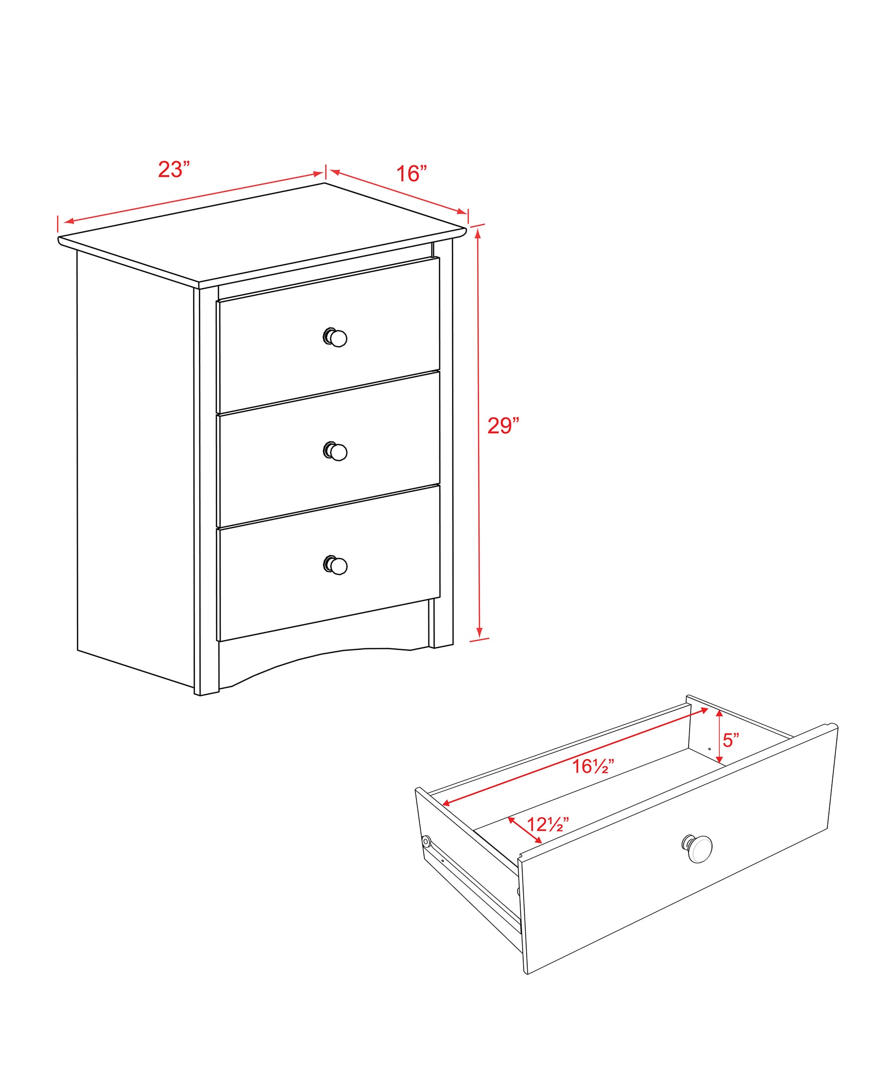 Prepac DDC-2403 nightstands - View #8