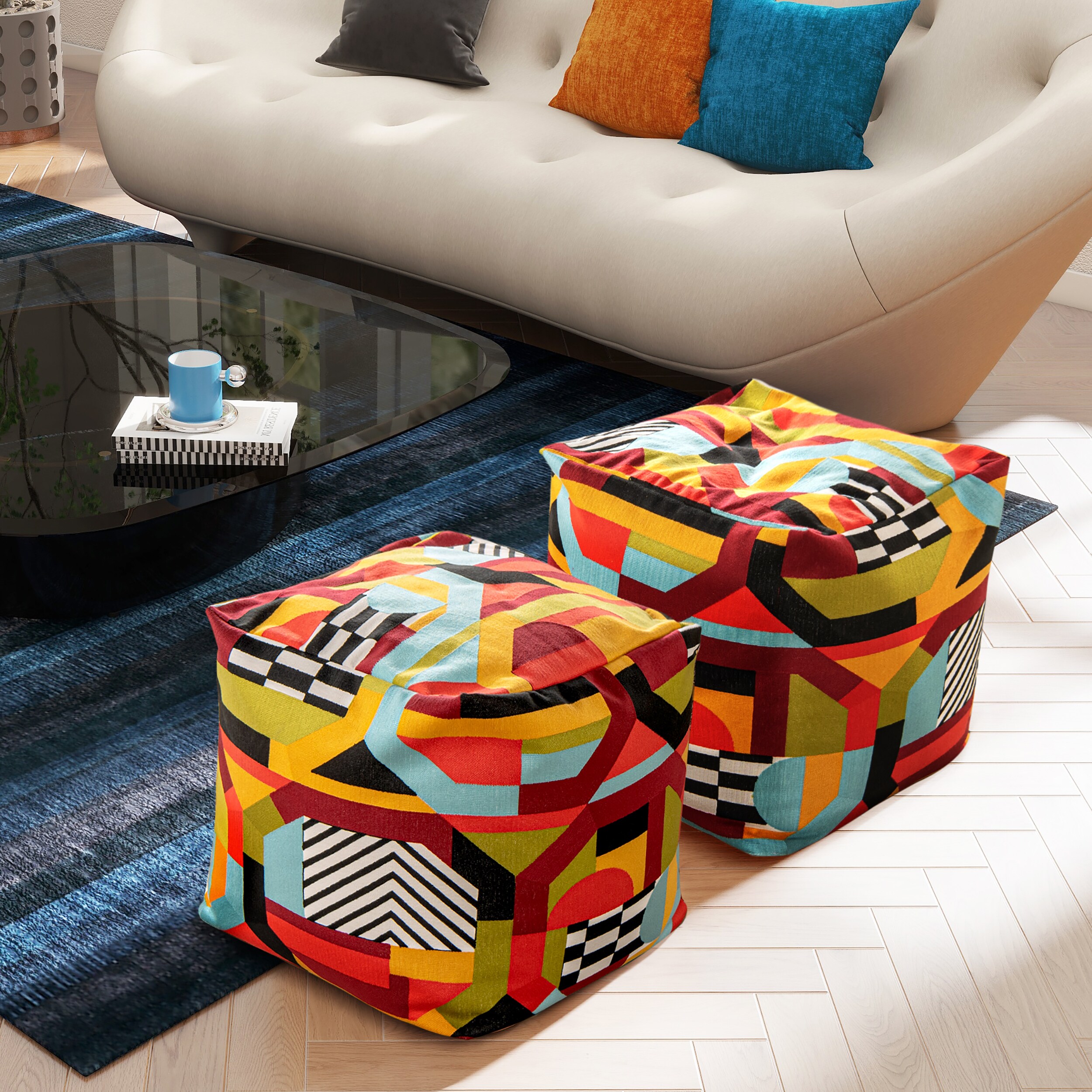 Jennifer Taylor Home LAPA-84553 Indoor-Ottomans - View #3