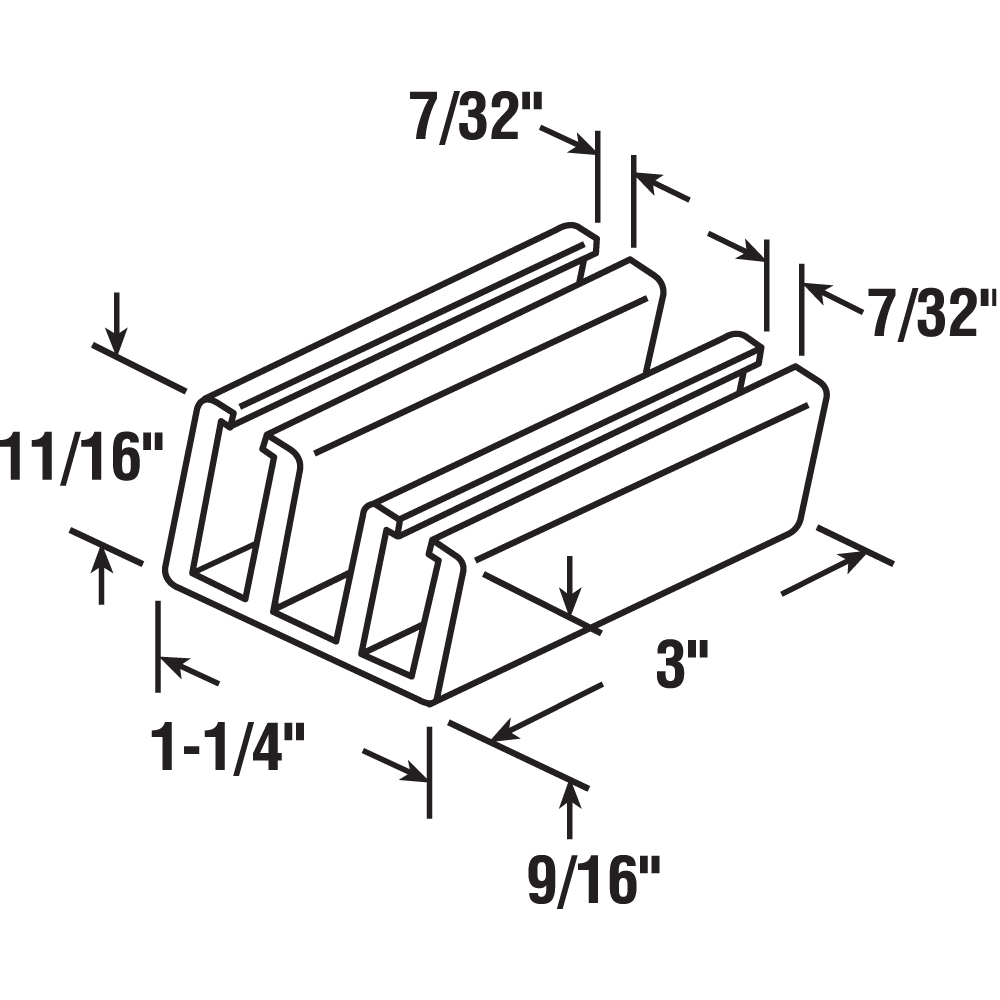 Prime-Line M 6089 Tub-Shower-Door-Guides - View #2