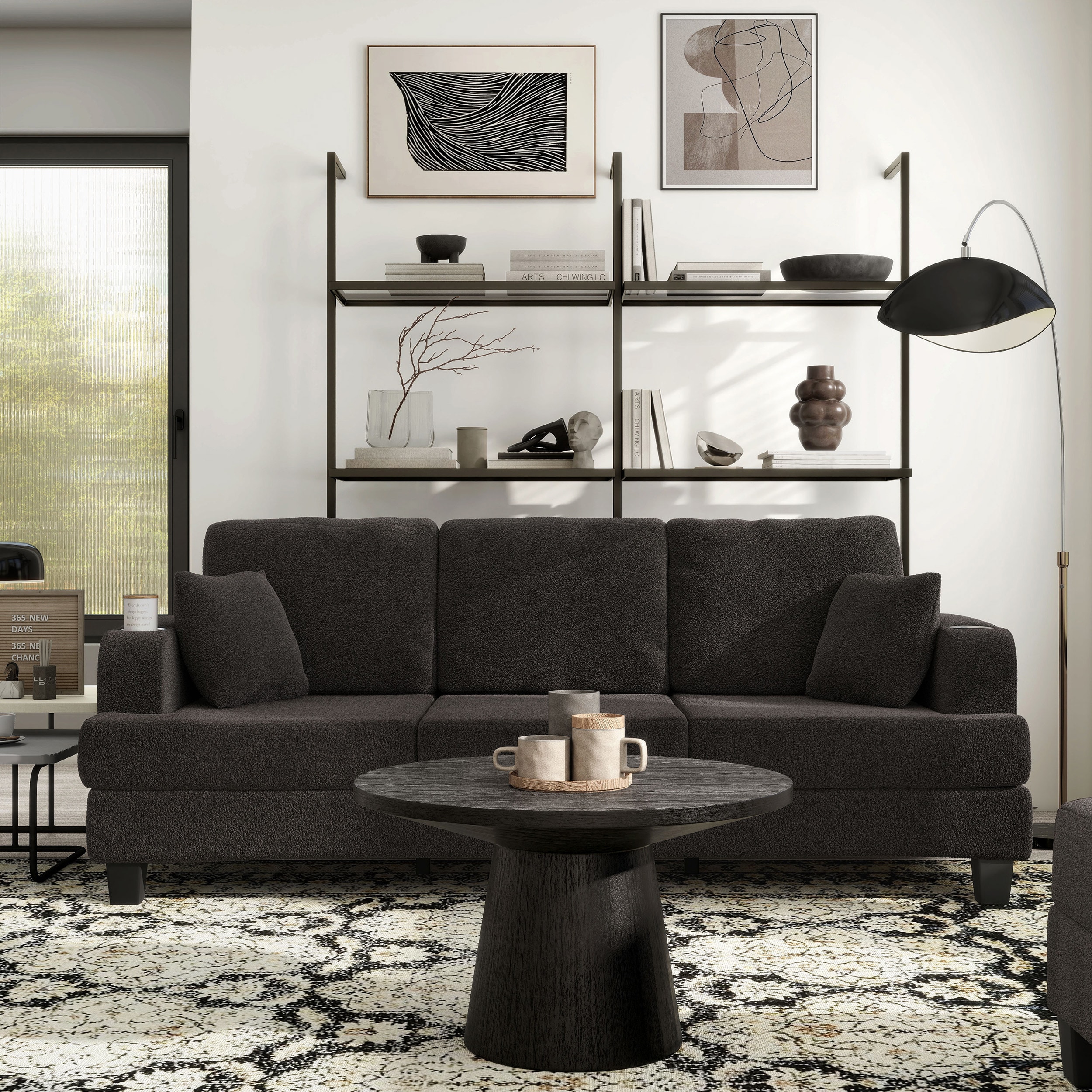 Furniture of America IDF-SL6936DG-SF Sofas-Loveseats - View #4