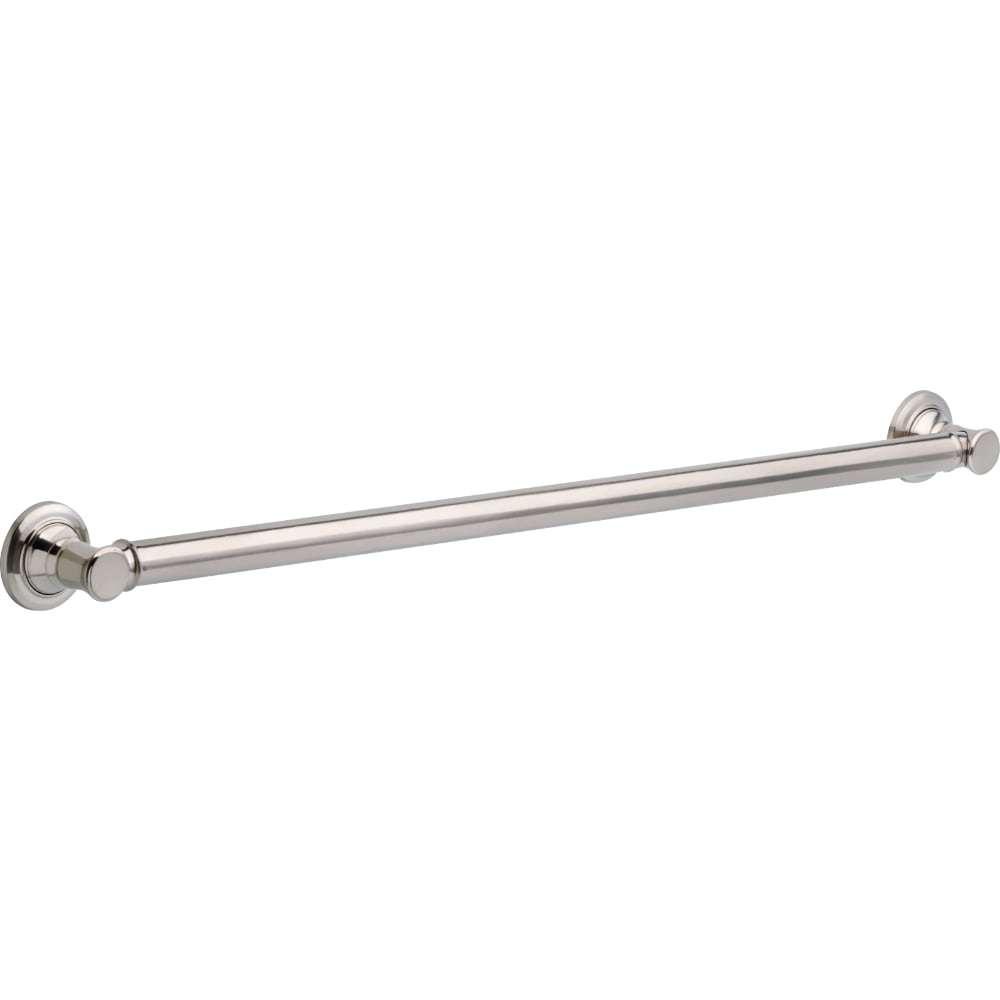 Delta 41636-SS Traditional 36-in Brilliance Stainless Steel Wall Mount ADA Compliant Grab Bar (450-lb Weight Capacity)